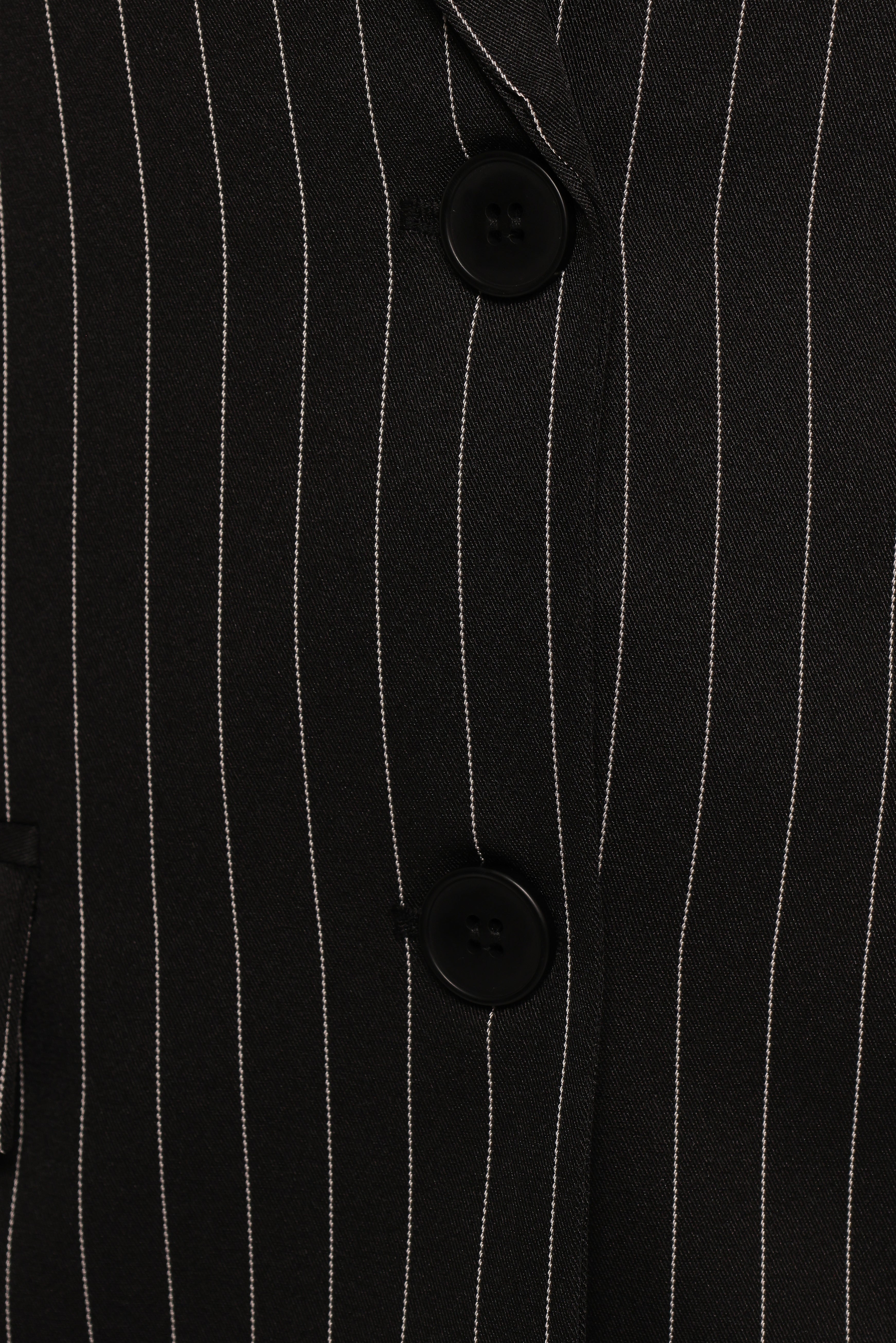 Livia Striped Blazer - Black-Ladys Street