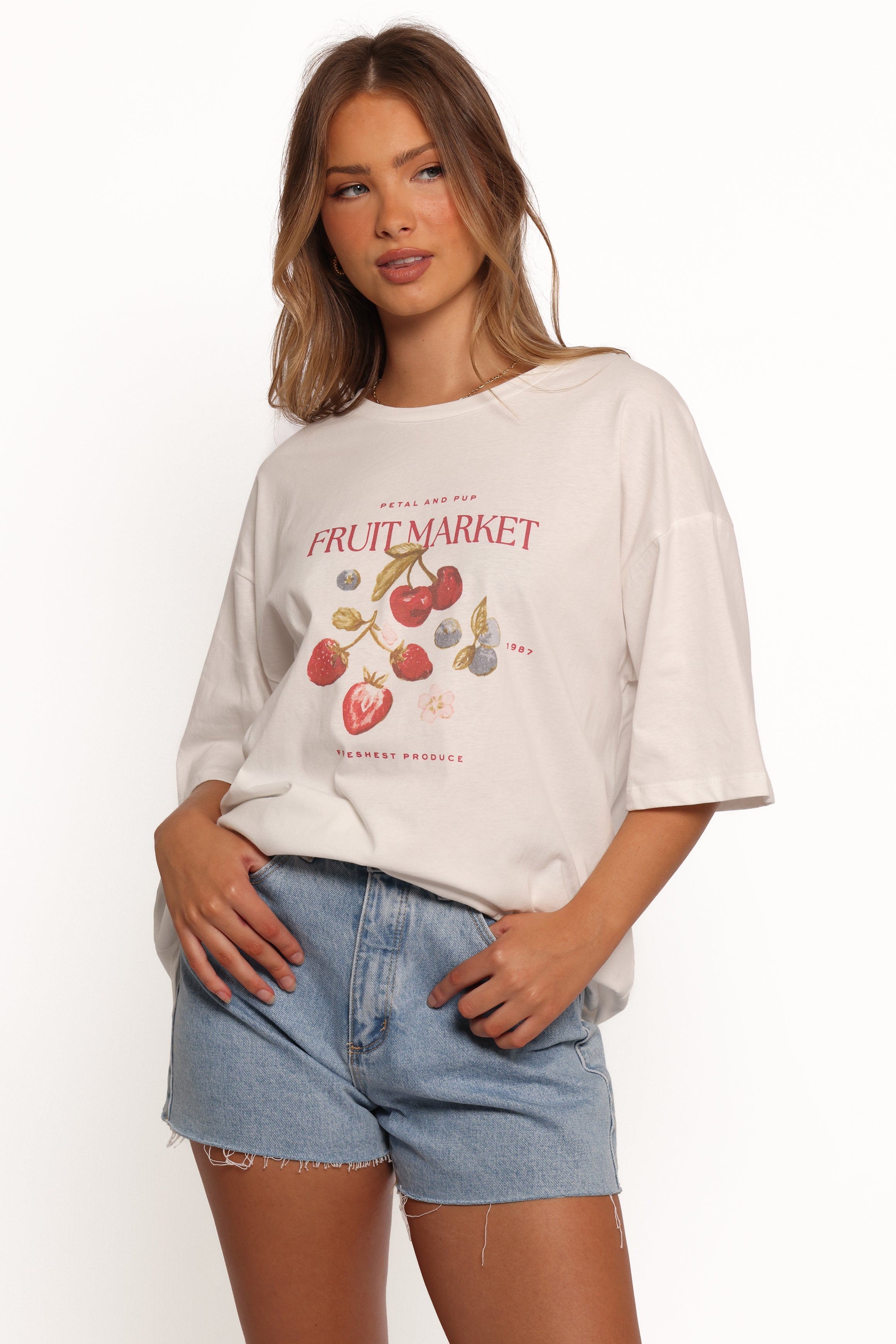 Loa Graphic Tee - White-Ladys Street