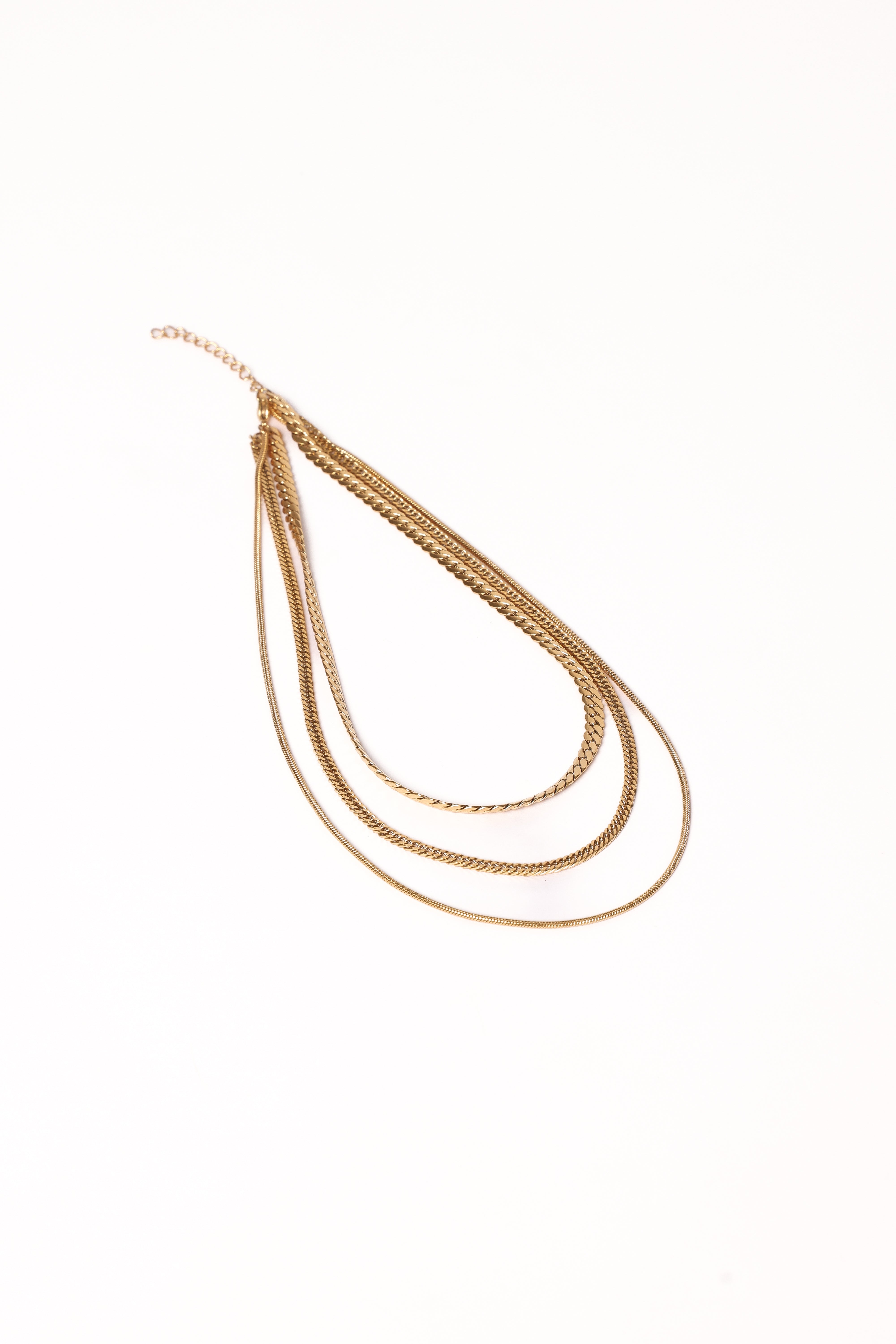 Logan Necklace - Gold-Ladys Street