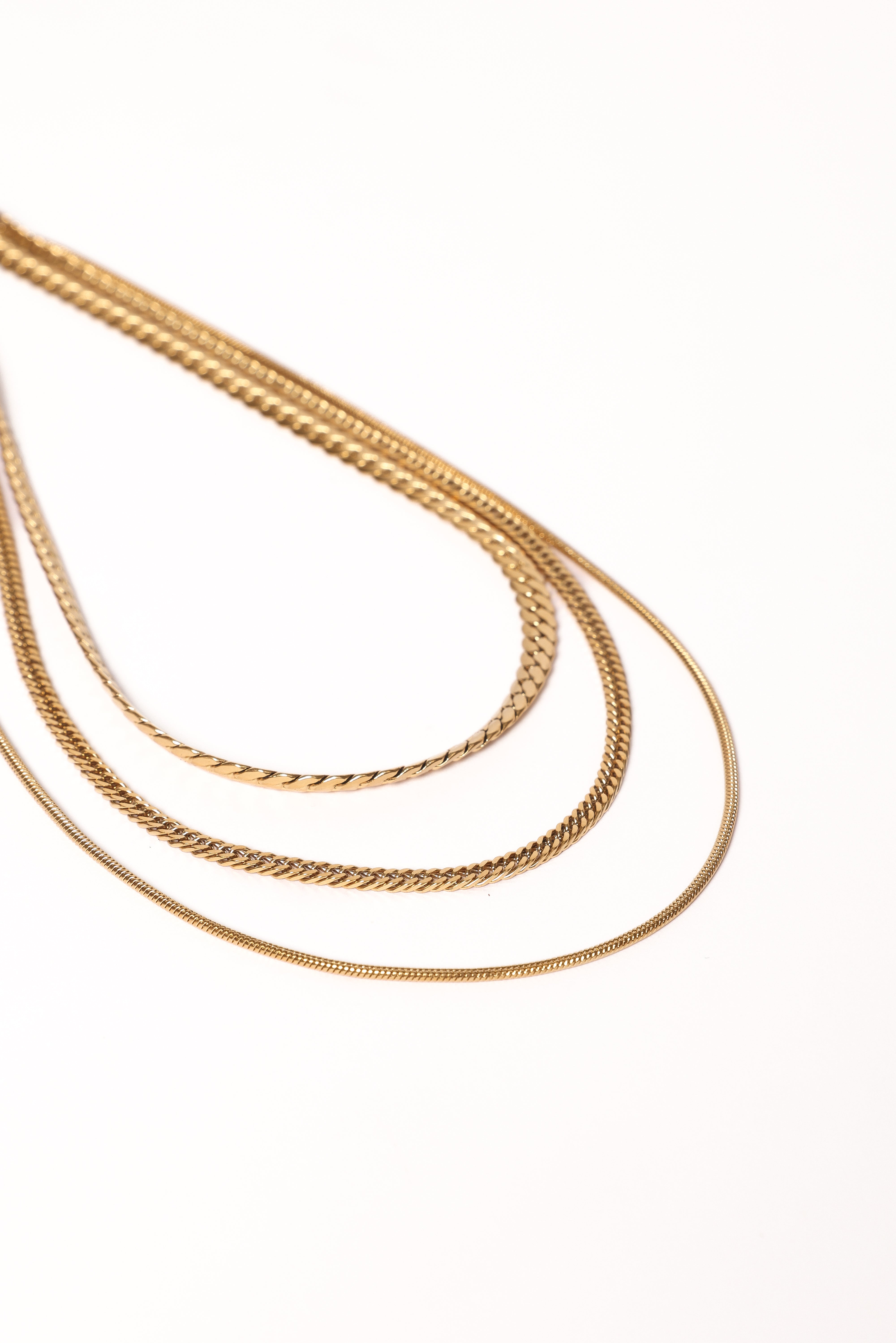 Logan Necklace - Gold-Ladys Street