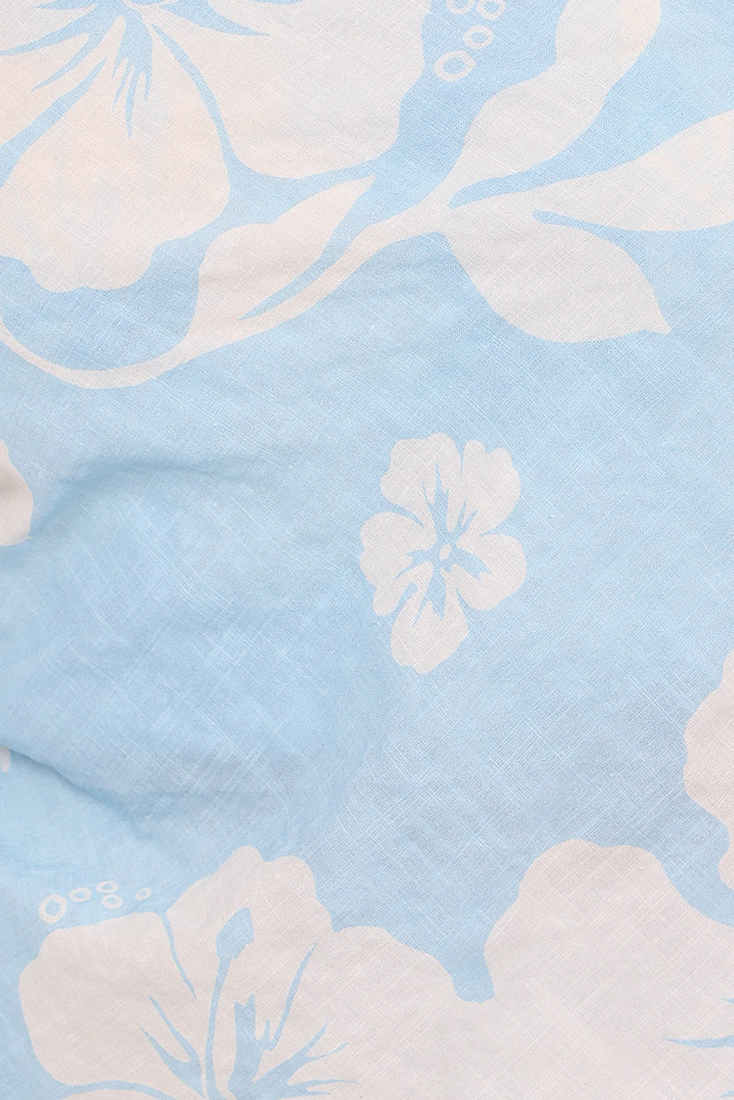 Lourdes Top - Blue Hibiscus-Ladys Street