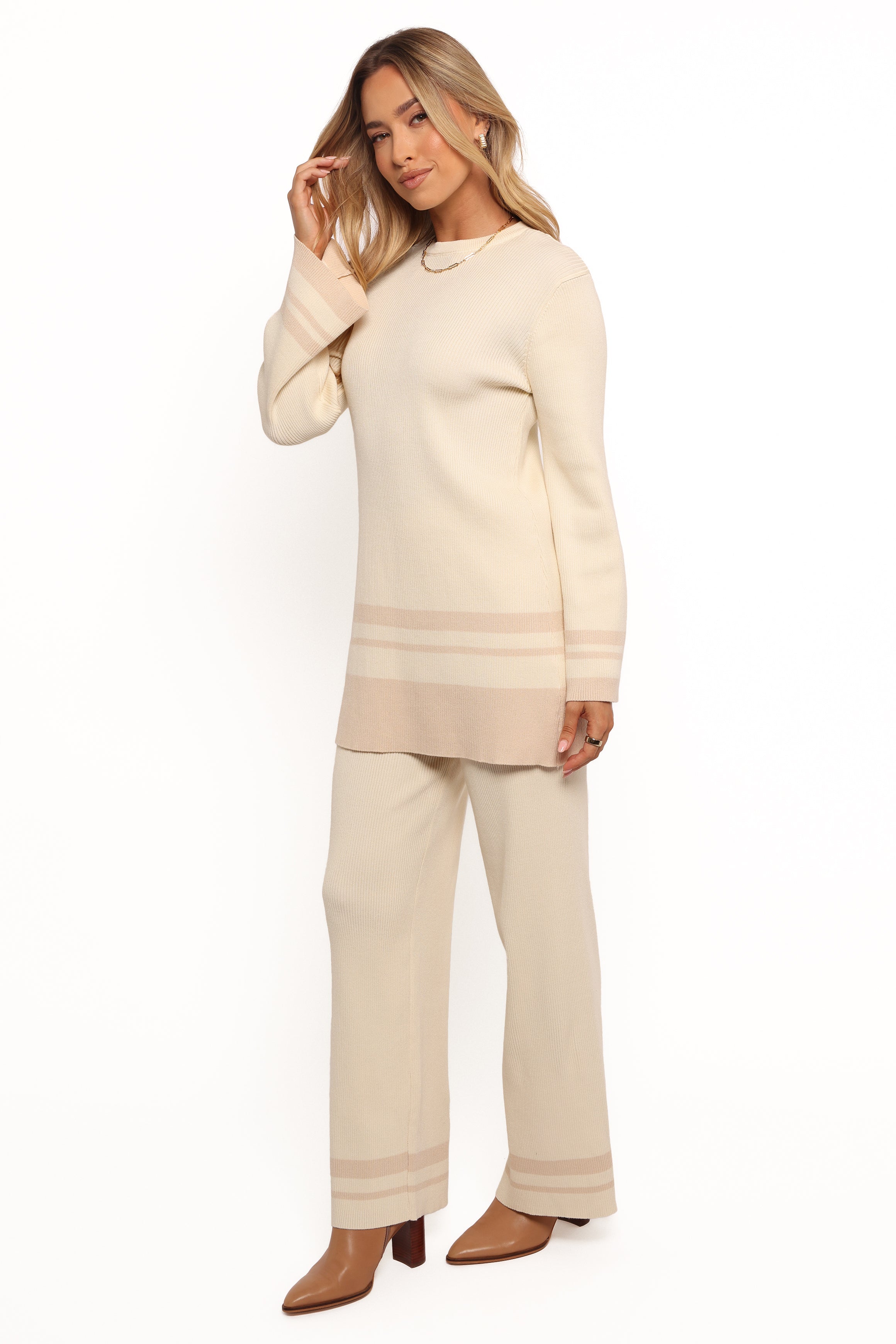 Lowell Pants - White/Cream-Ladys Street