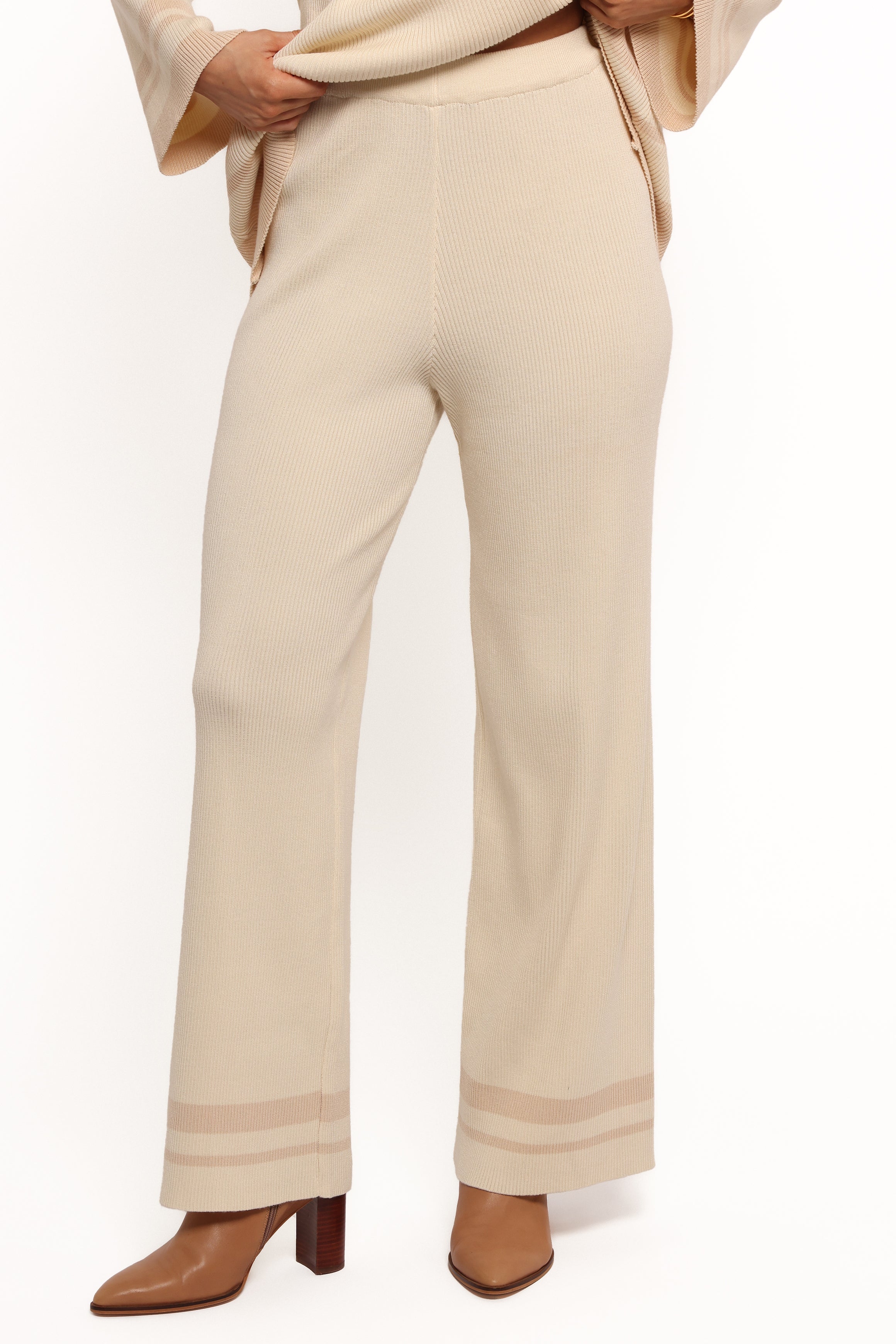 Lowell Pants - White/Cream-Ladys Street