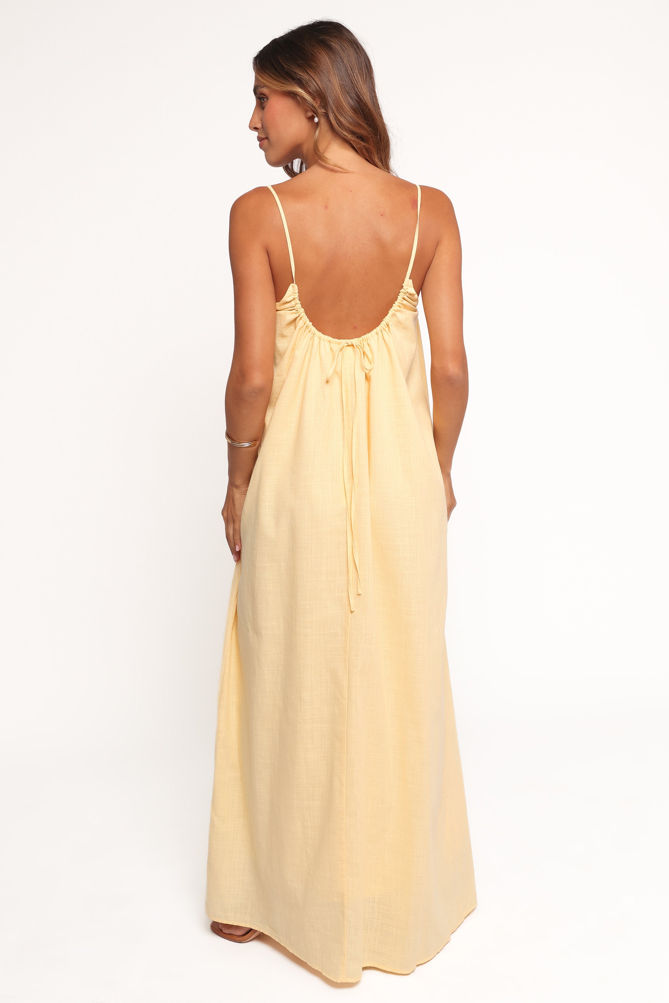 Lumina Maxi Dress - Yellow-Ladys Street