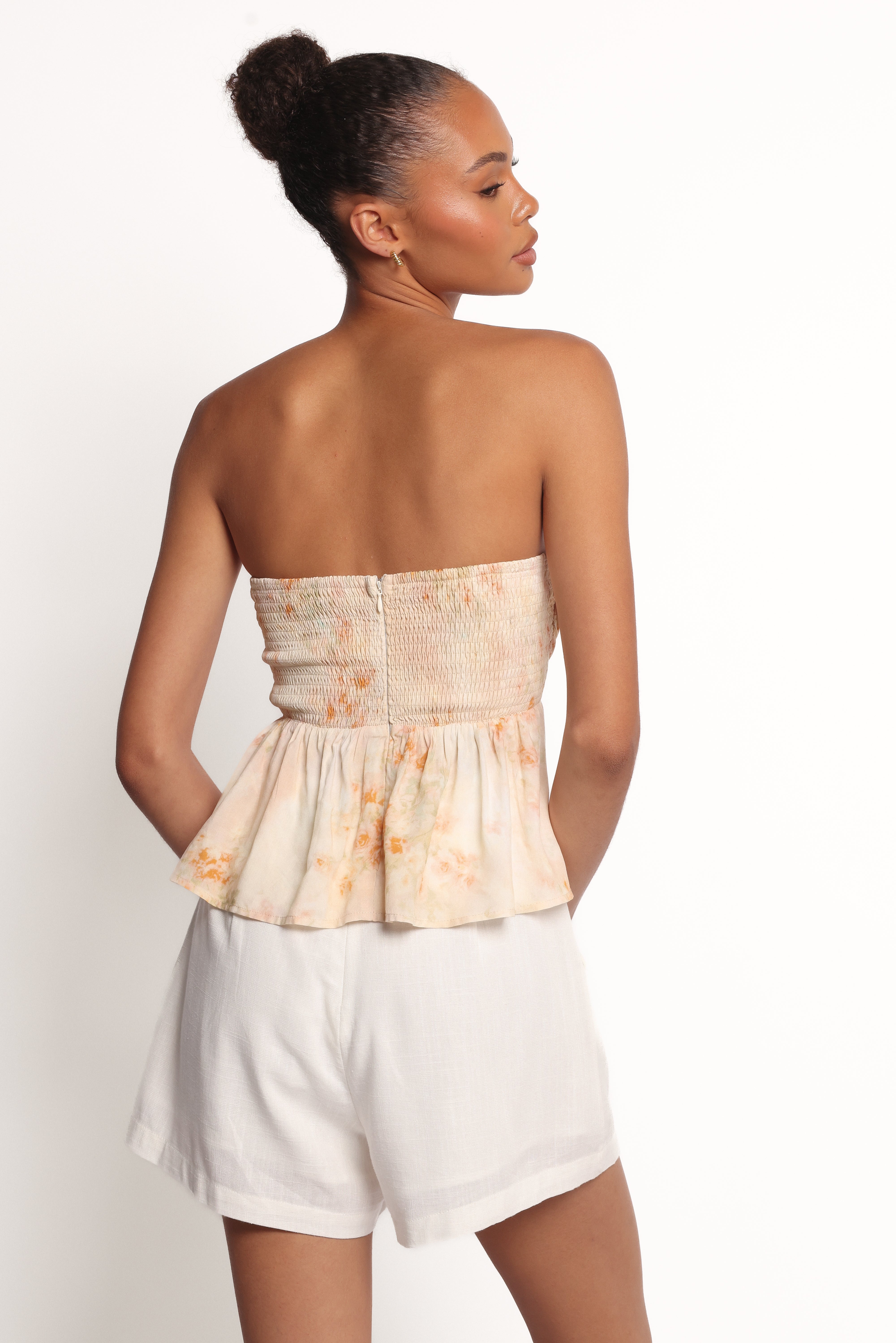 Maia Strapless Top - Floral-Ladys Street