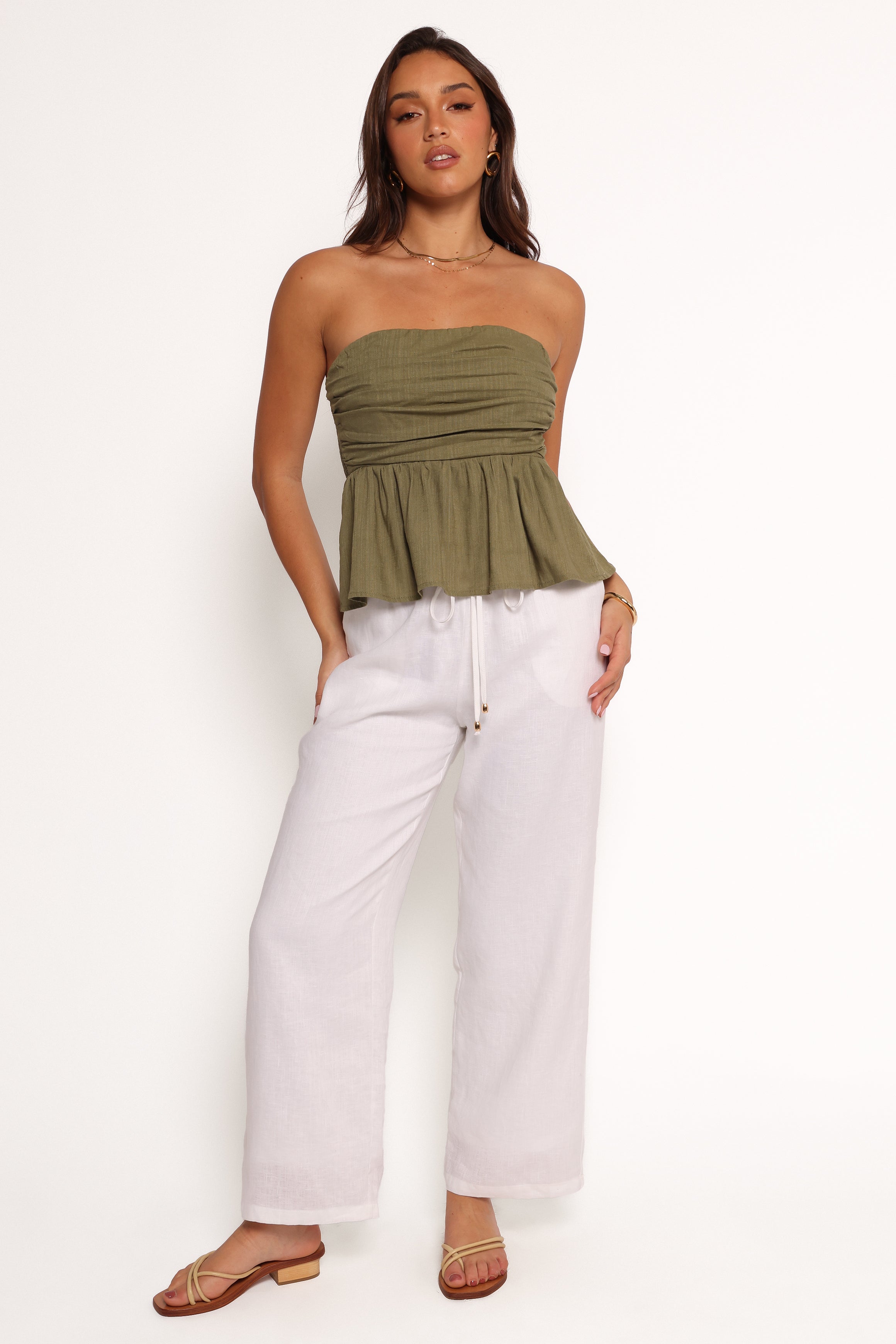 Maia Top - Olive-Ladys Street