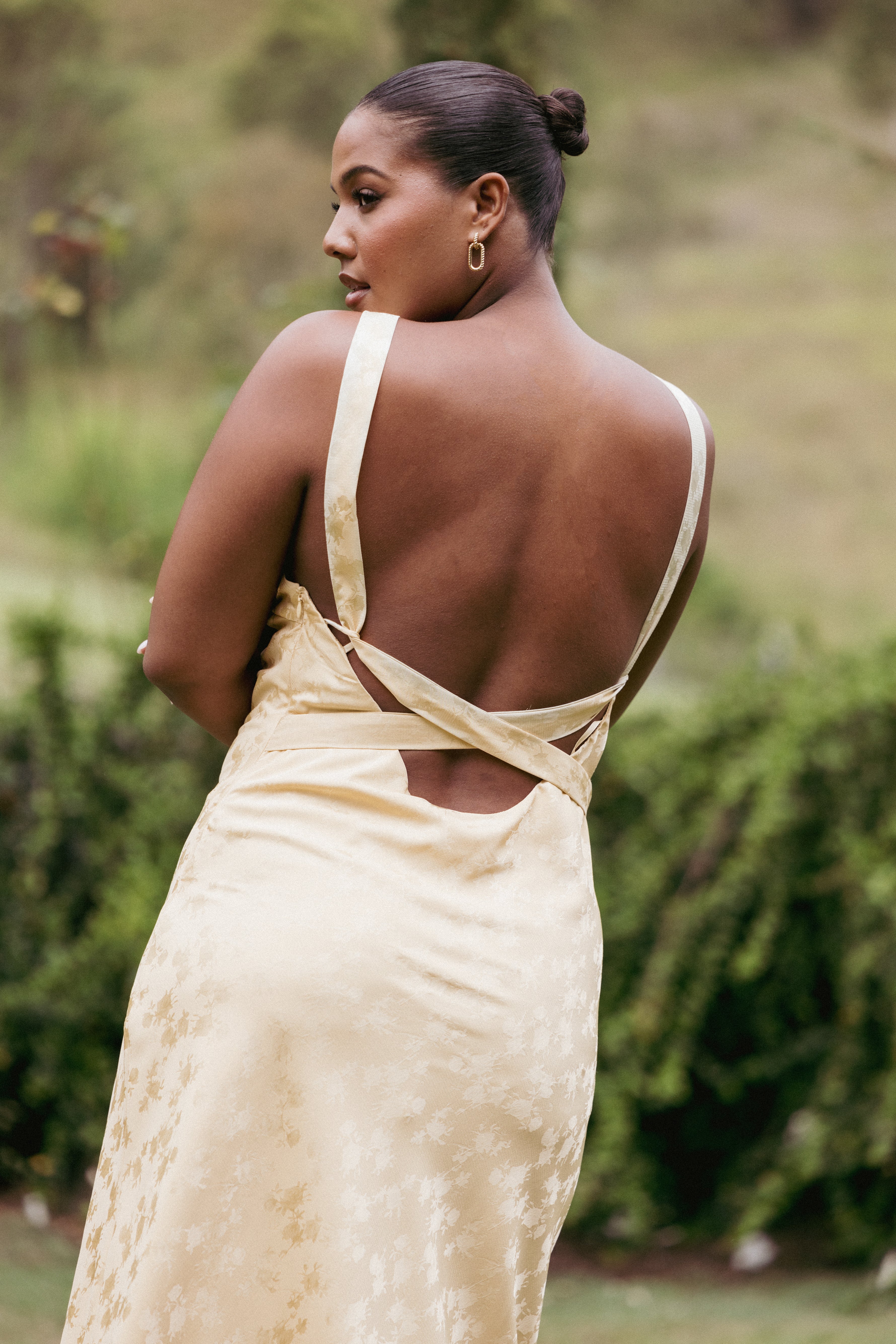 Malie Maxi Dress - Lemon-Ladys Street