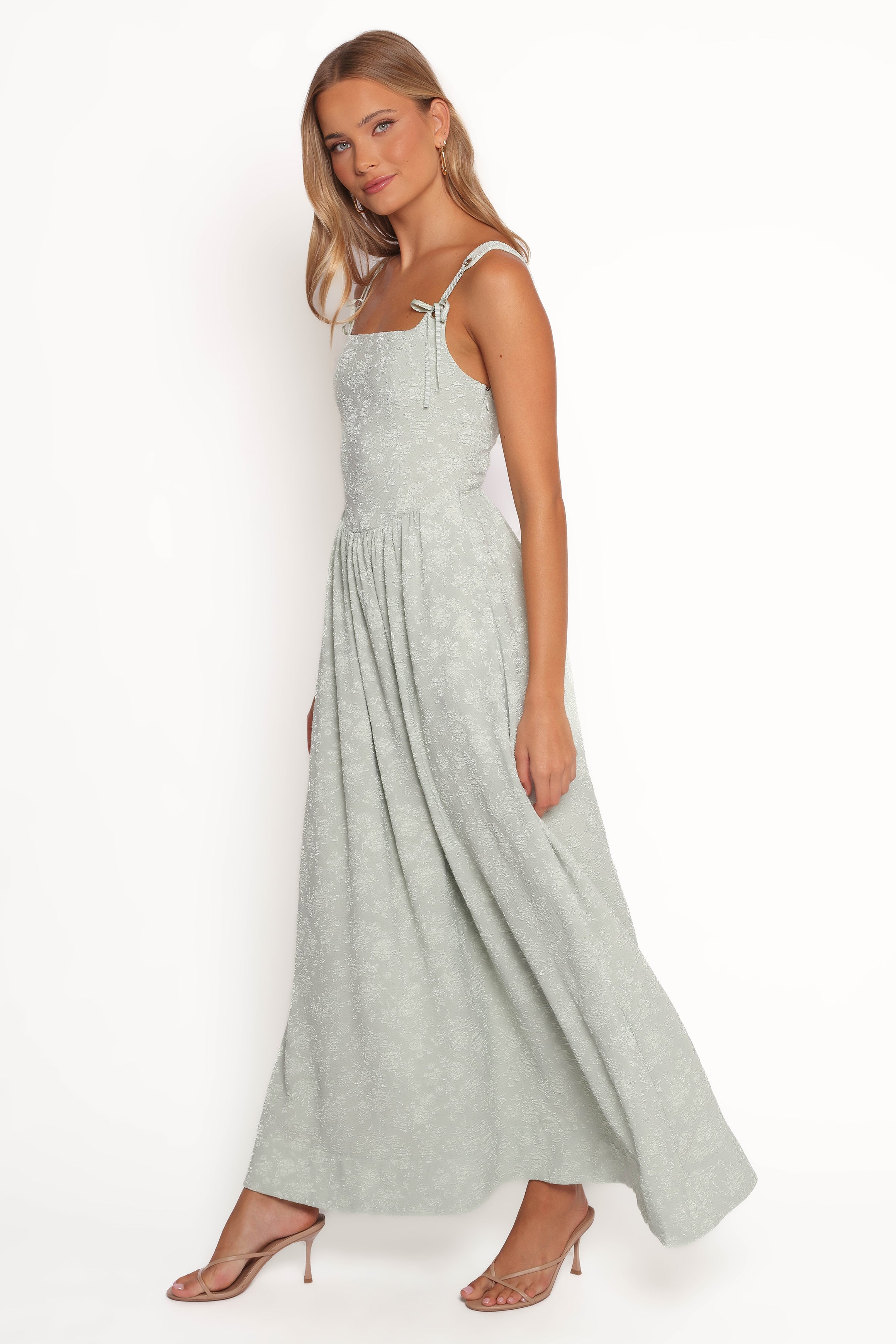 Marcelline Maxi Dress - Sage-Ladys Street