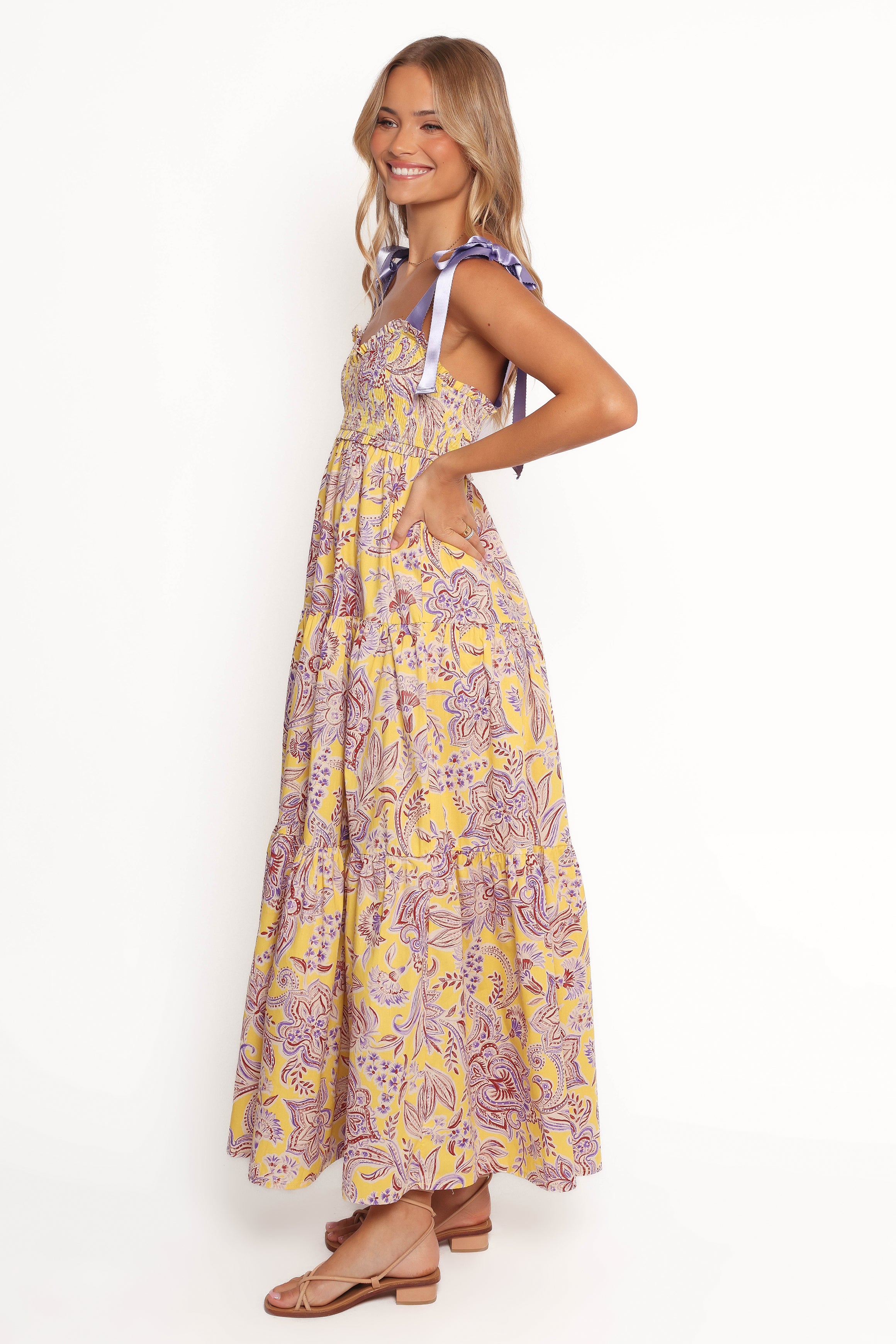 Marigold Maxi Dress - Evening Primrose-Ladys Street