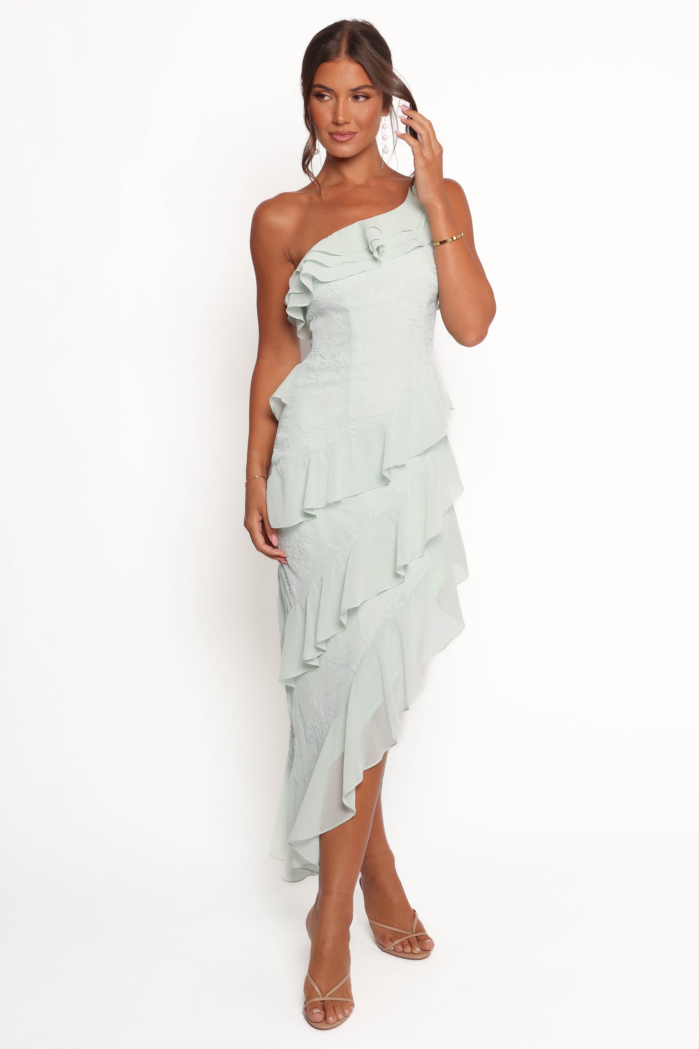 Marion Maxi Dress - Sage Green-Ladys Street