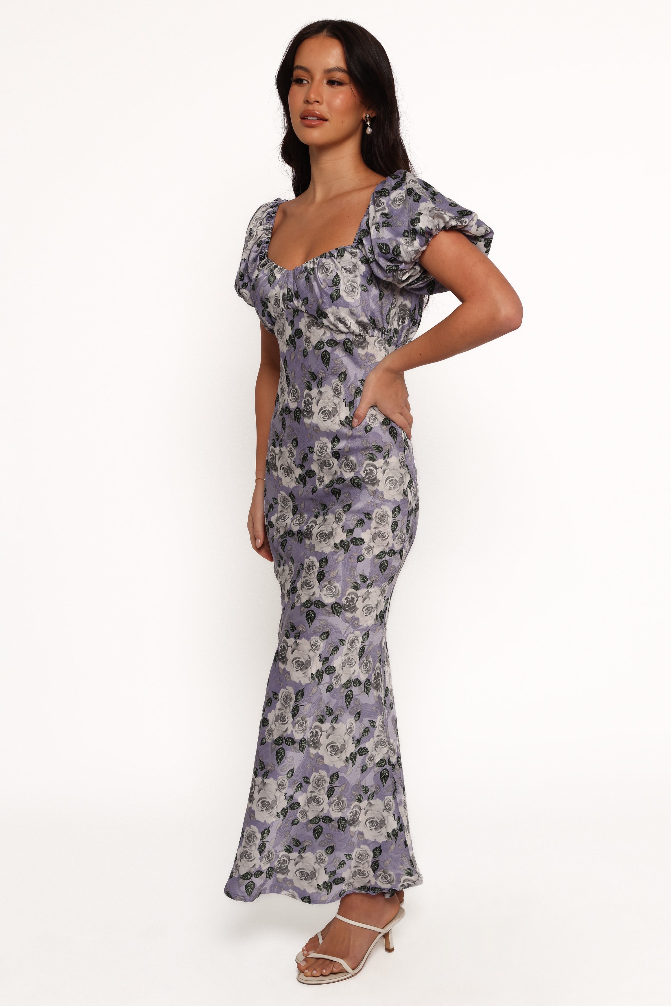 Marjorie Midi Dress - Lavender-Ladys Street
