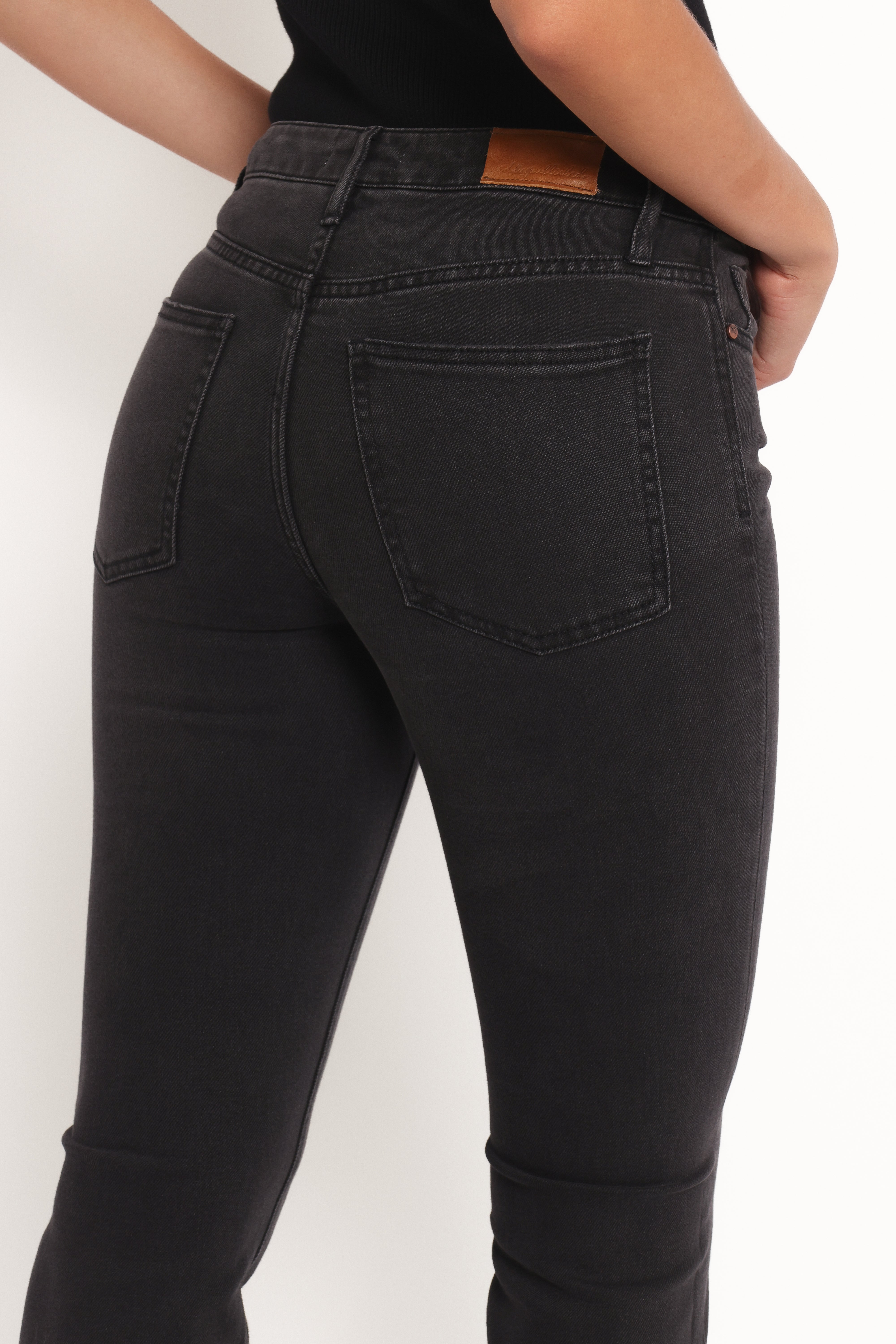 Marlow Mid Rise Crop Flare Jeans - Psych-Ladys Street