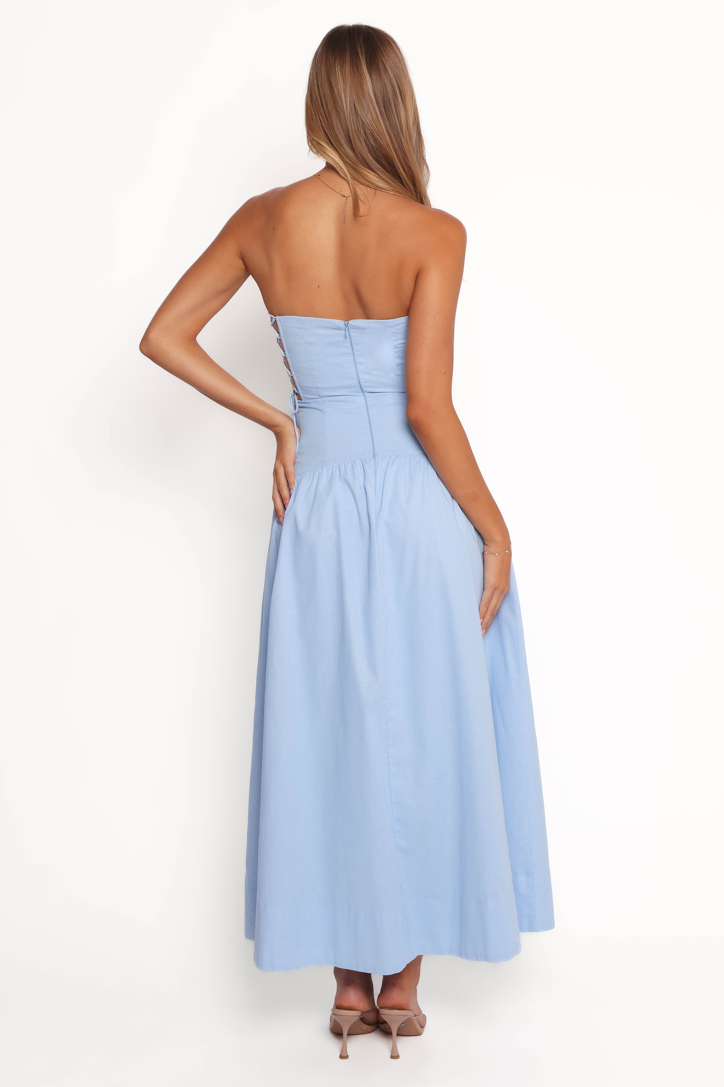 Maude Maxi Dress - Blue-Ladys Street