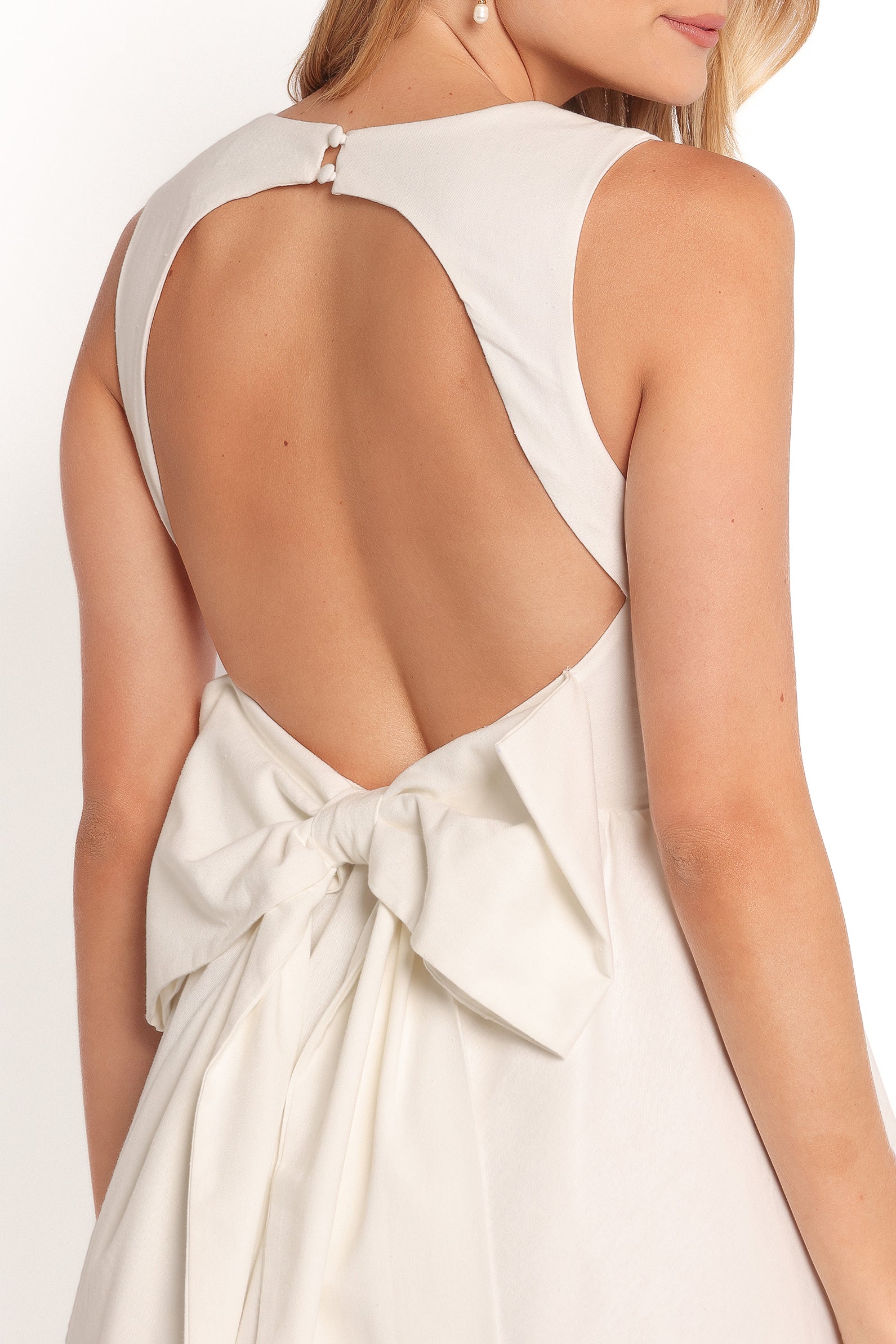 Mayra Mini Dress - White-Ladys Street