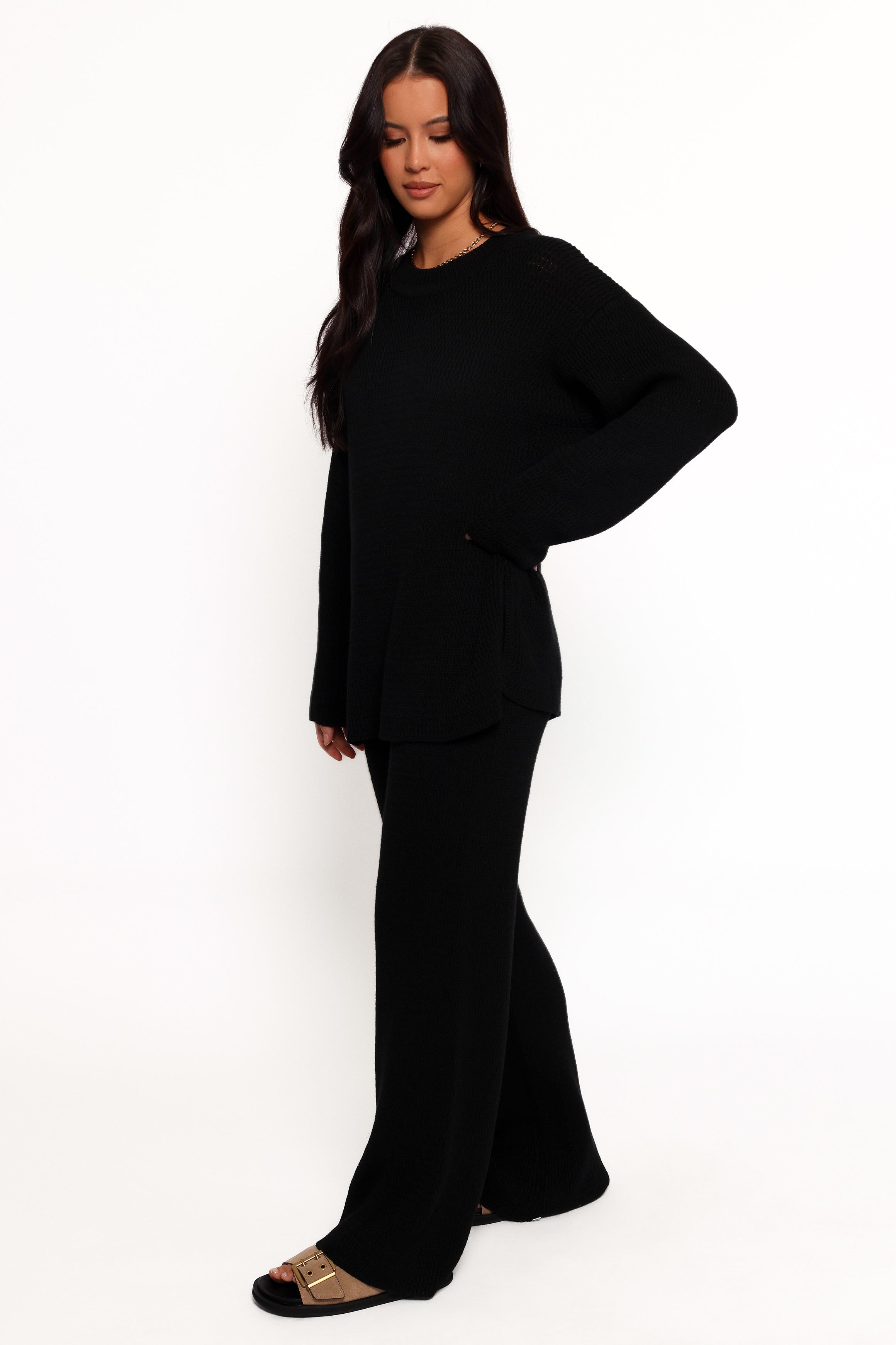 McKinley Knit Pant - Black-Ladys Street