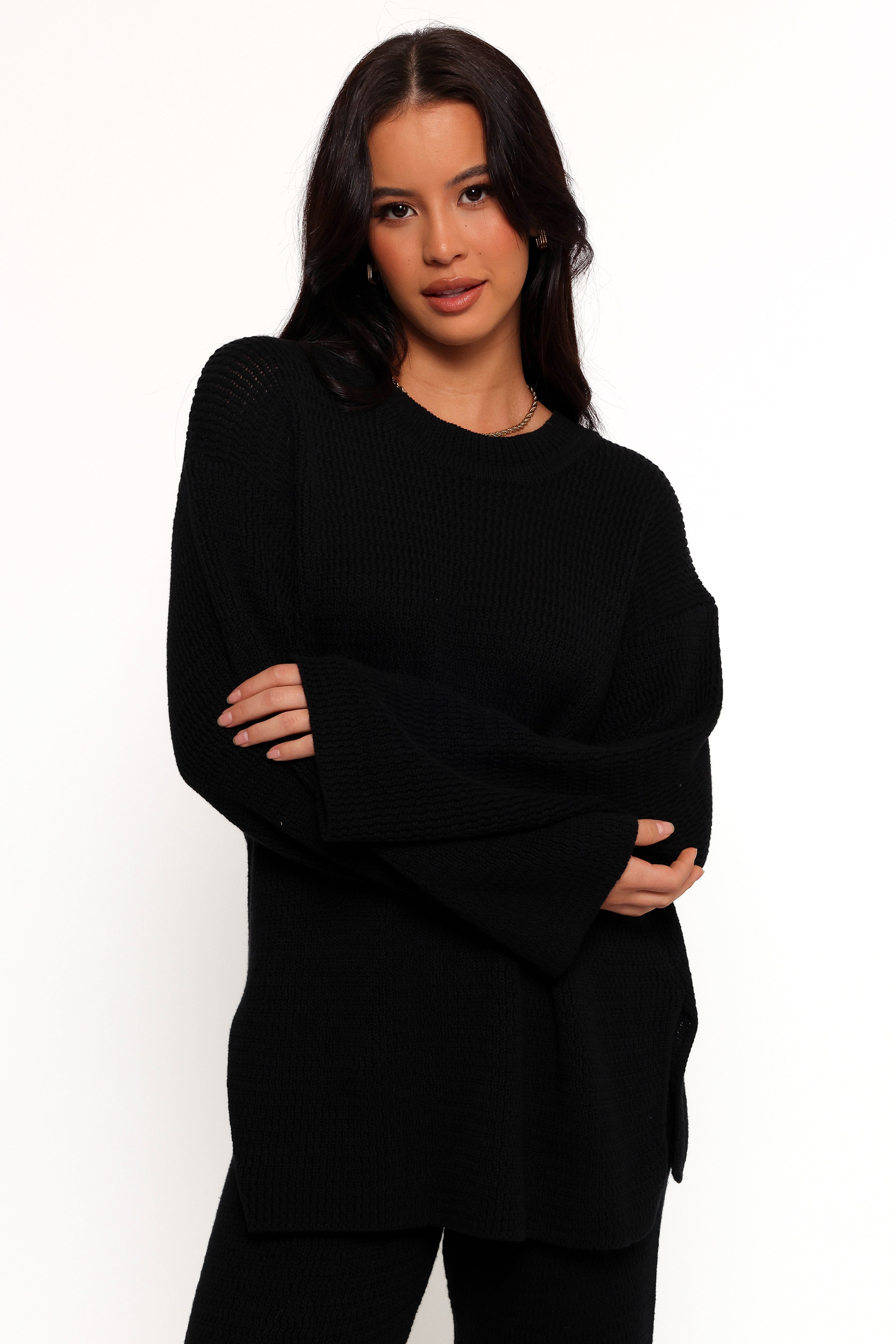 McKinley Sweater - Black-Ladys Street