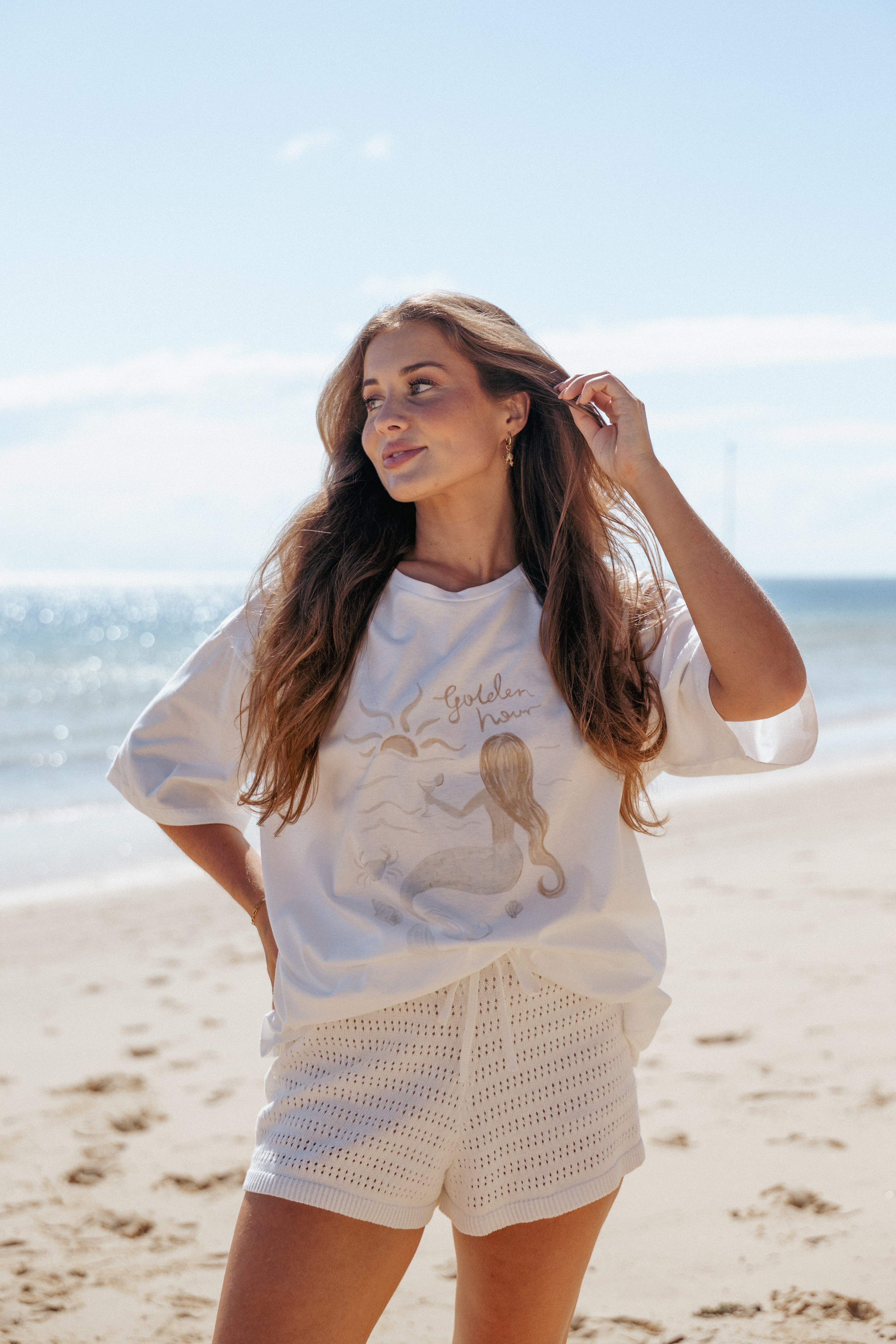 Mia Graphic Tee - Golden Hour-Ladys Street