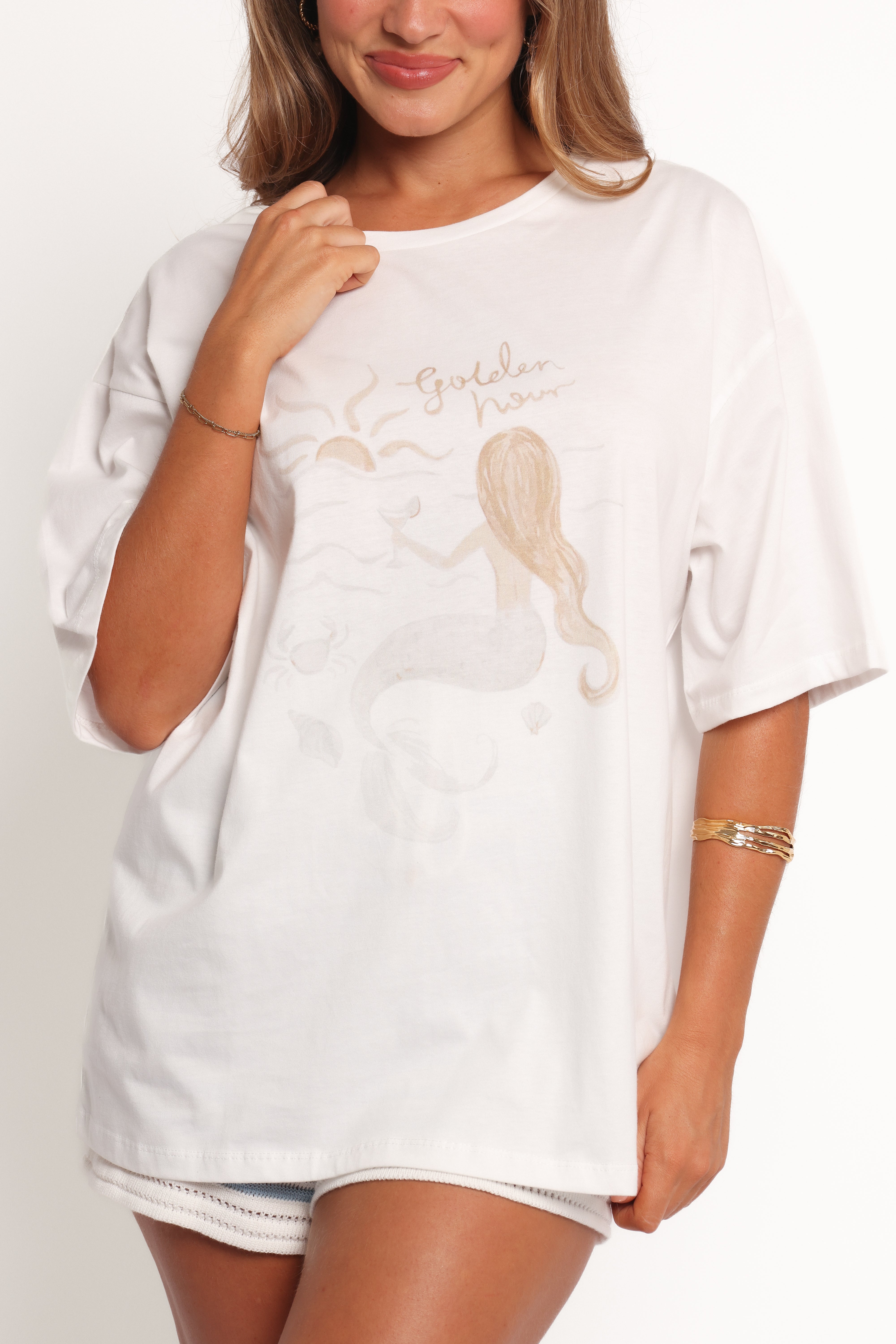 Mia Graphic Tee - Golden Hour-Ladys Street
