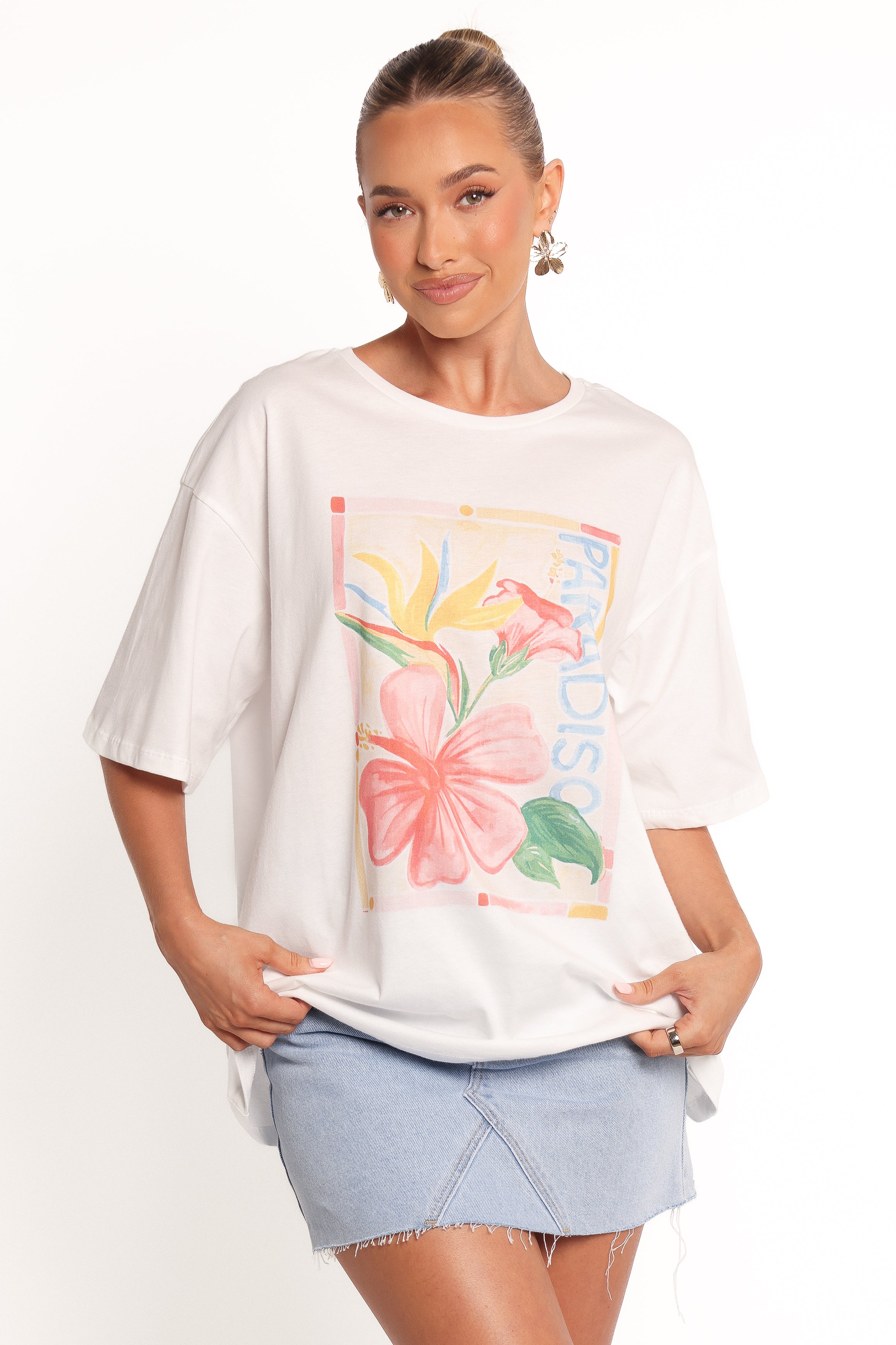 Mia Graphic Tee - Paradiso-Ladys Street