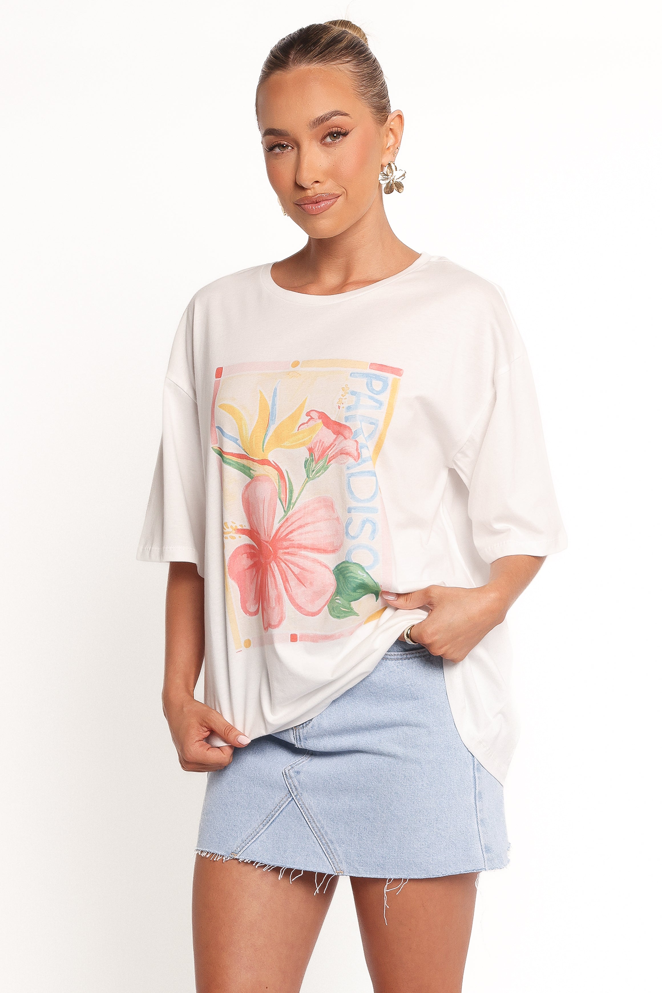 Mia Graphic Tee - Paradiso-Ladys Street