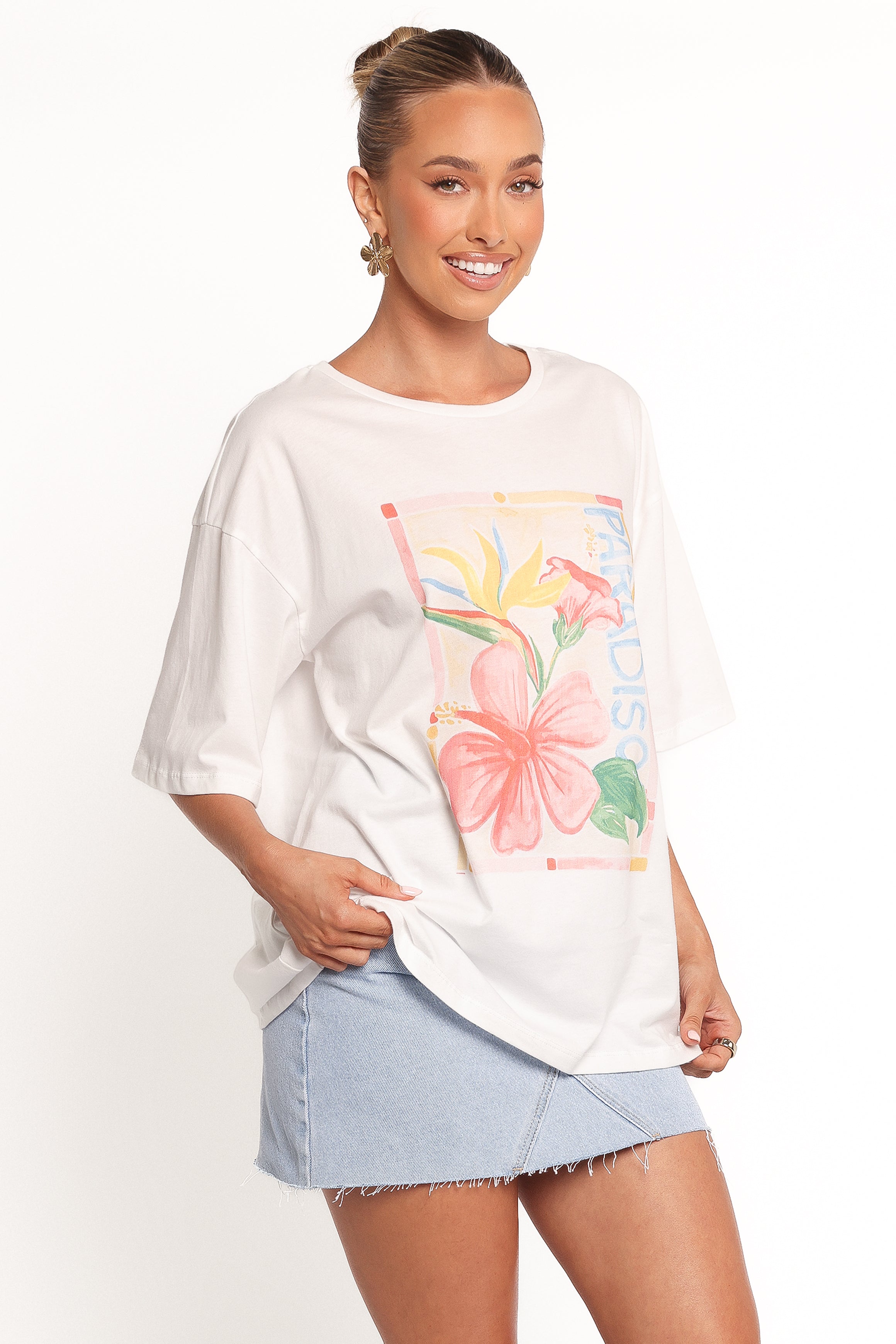 Mia Graphic Tee - Paradiso-Ladys Street
