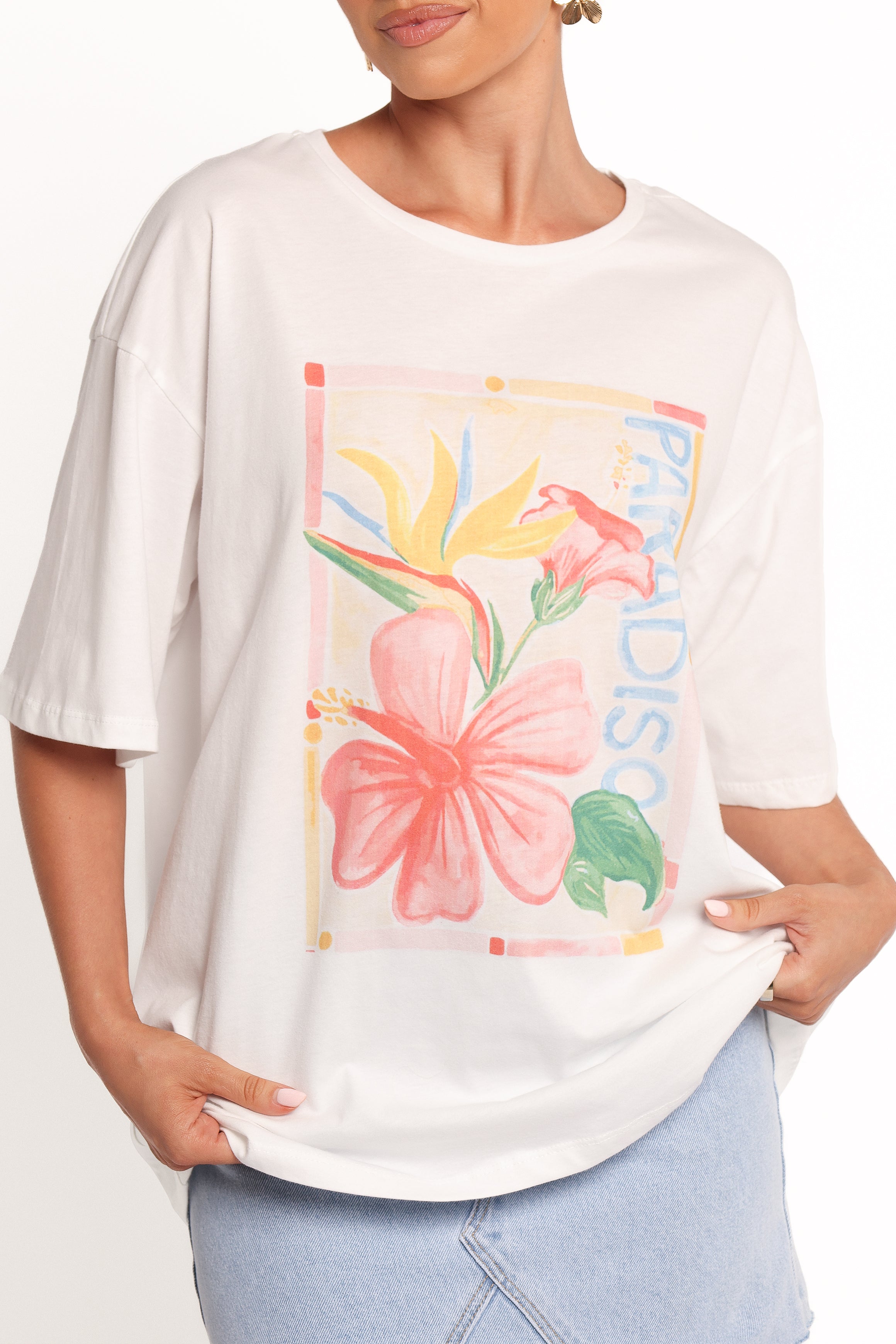 Mia Graphic Tee - Paradiso-Ladys Street