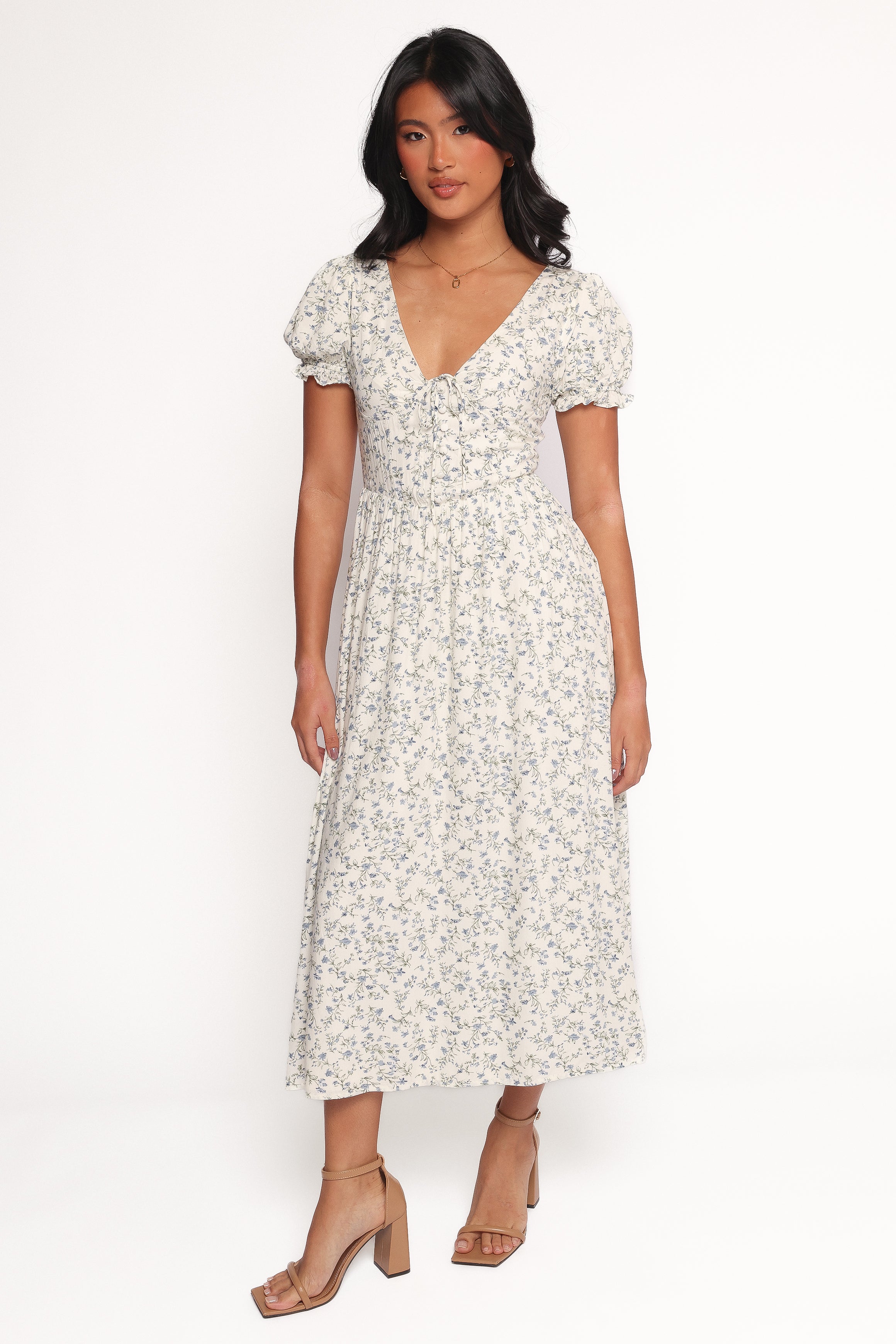 Mildred Midi Dress - Floral-Ladys Street