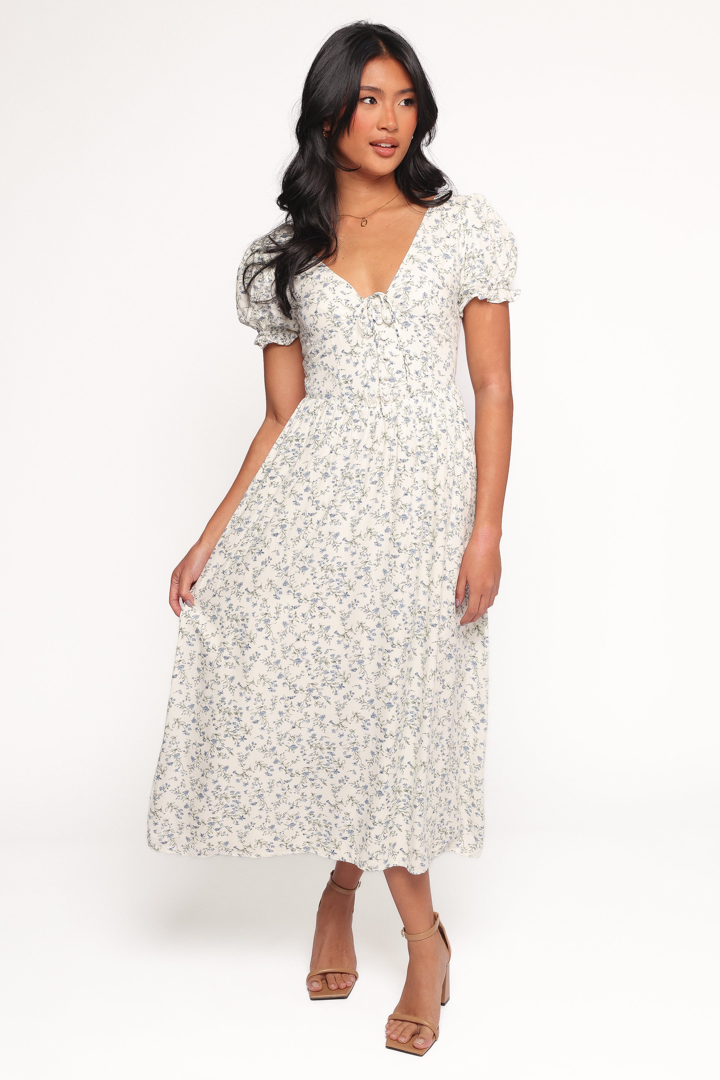 Mildred Midi Dress - Floral-Ladys Street