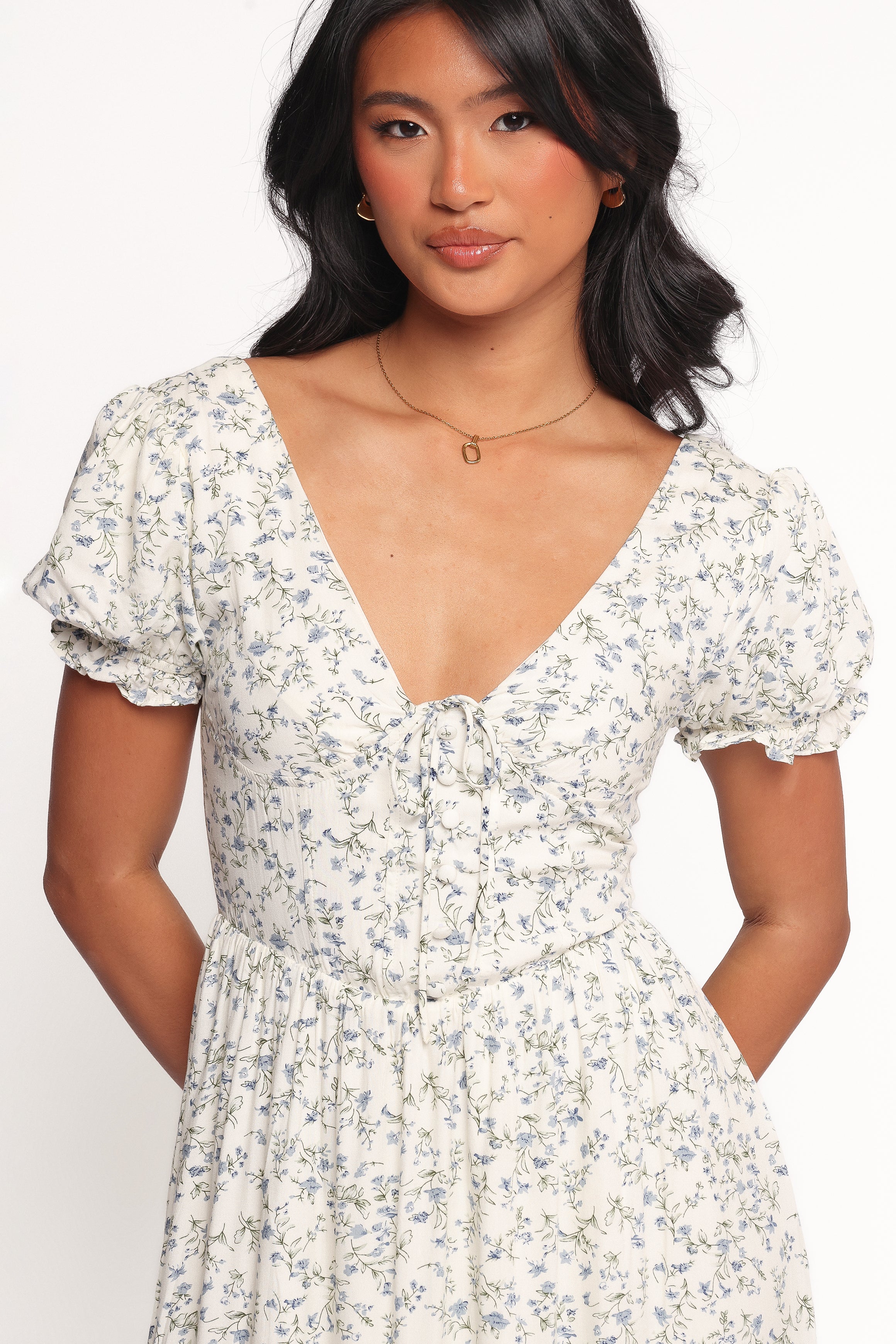 Mildred Midi Dress - Floral-Ladys Street