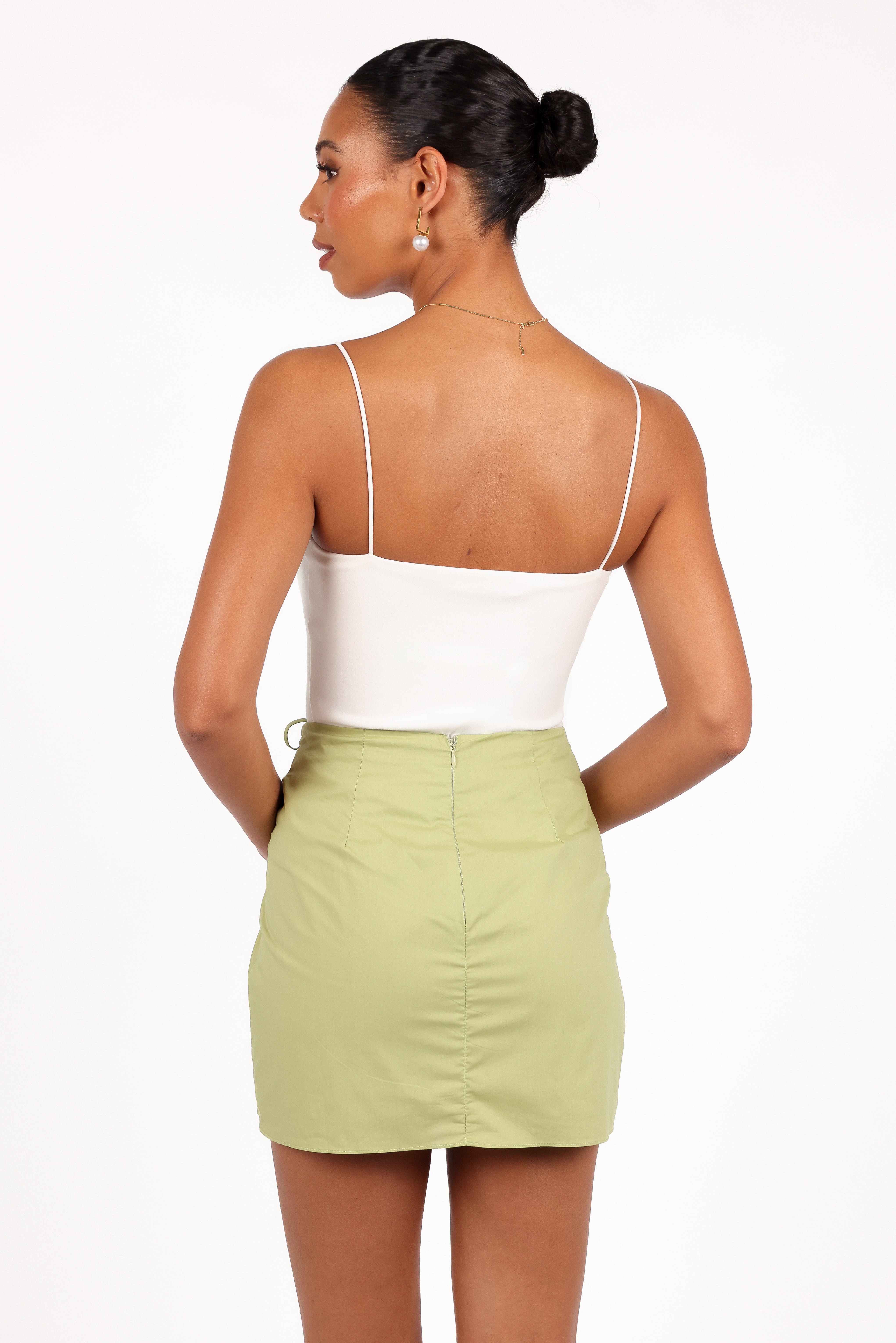 Mirha Mini Skirt - Meadow Green-Ladys Street