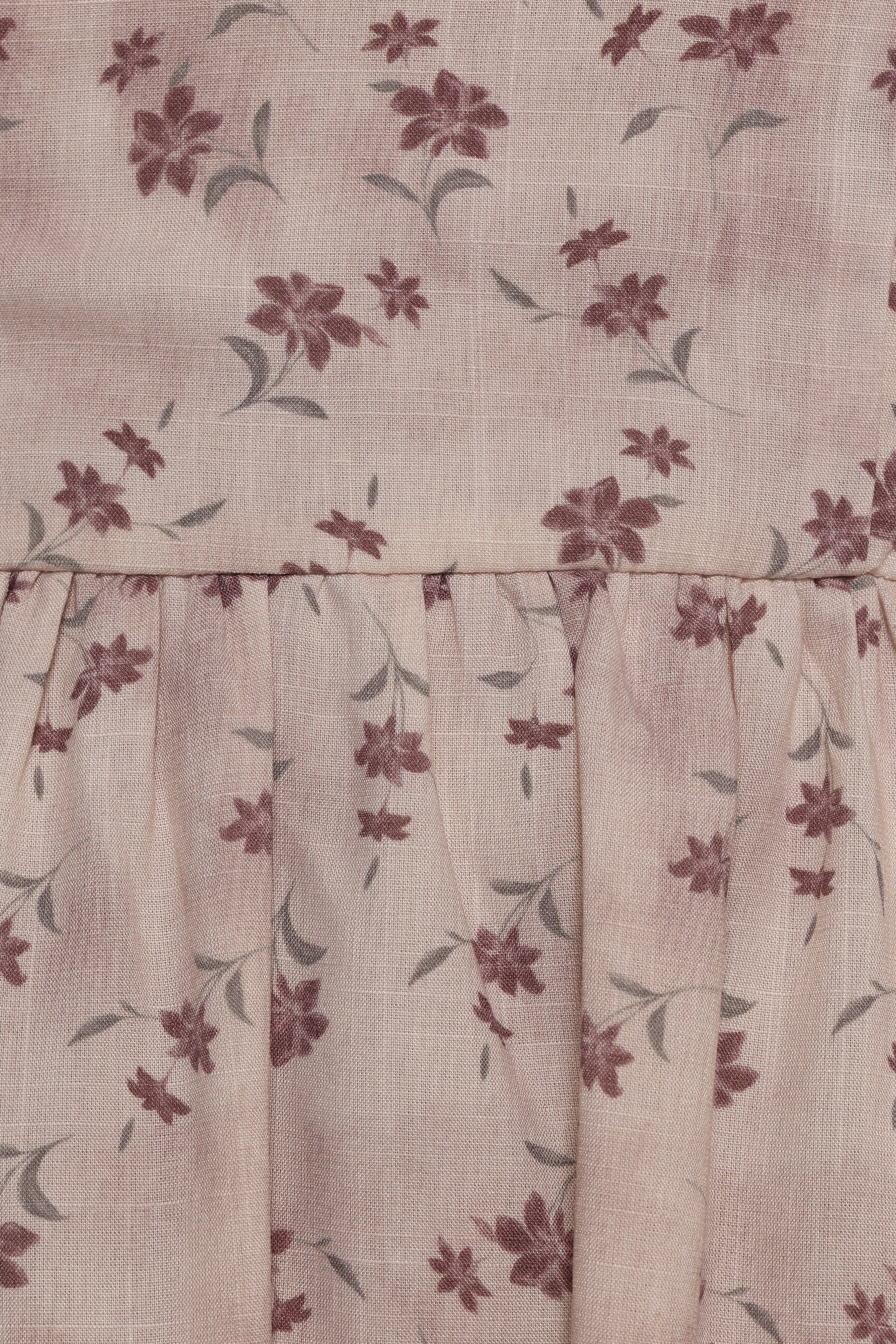 Myles Maxi Dress - Beige Floral-Ladys Street