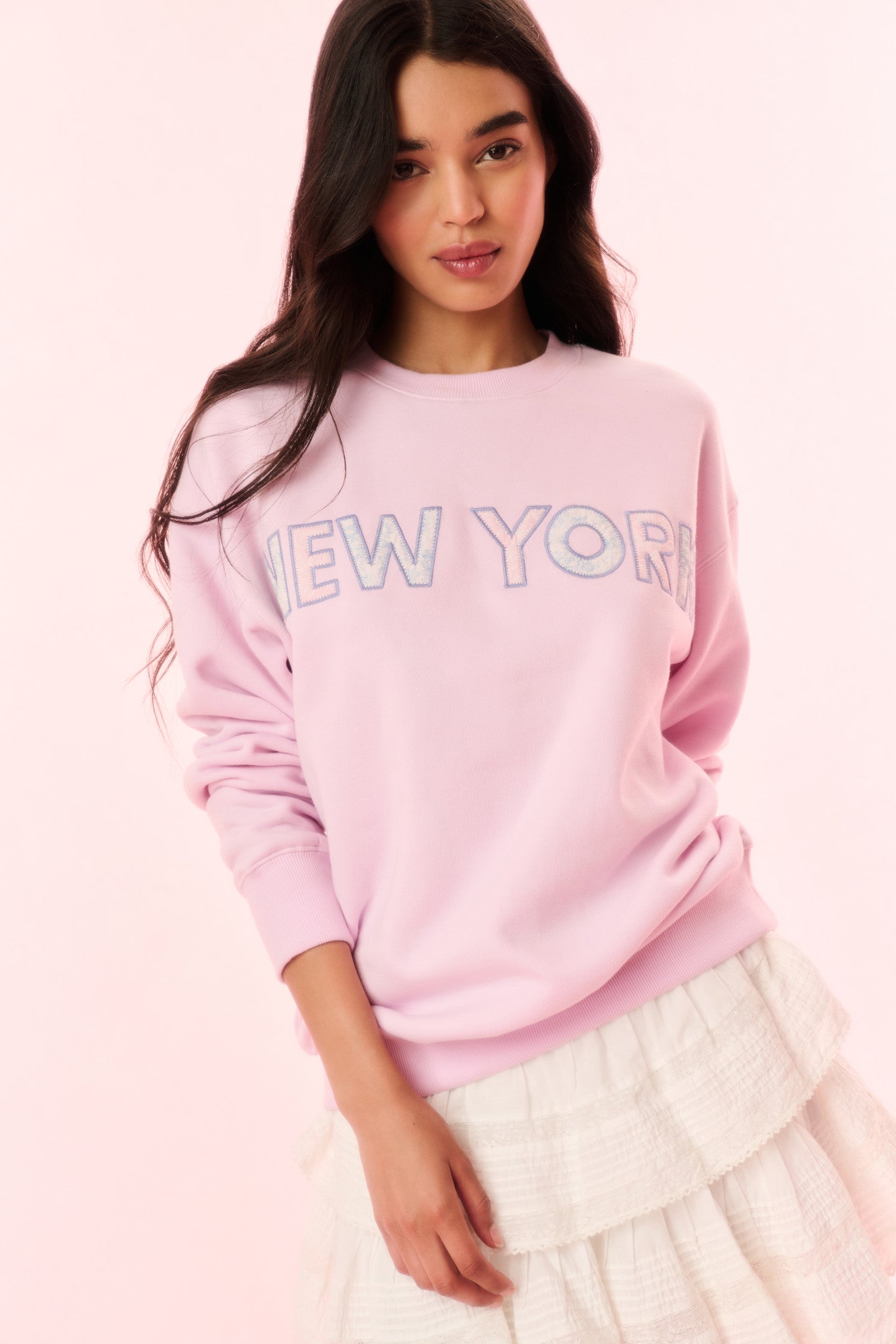 Palo City Pullover - LAVENDER MIST NEW YORK-Charming Rule