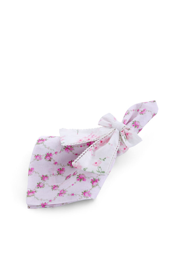 Bow Napkin Ring Set Of 4 - STRAWBERRY BASIL-Charming Rule