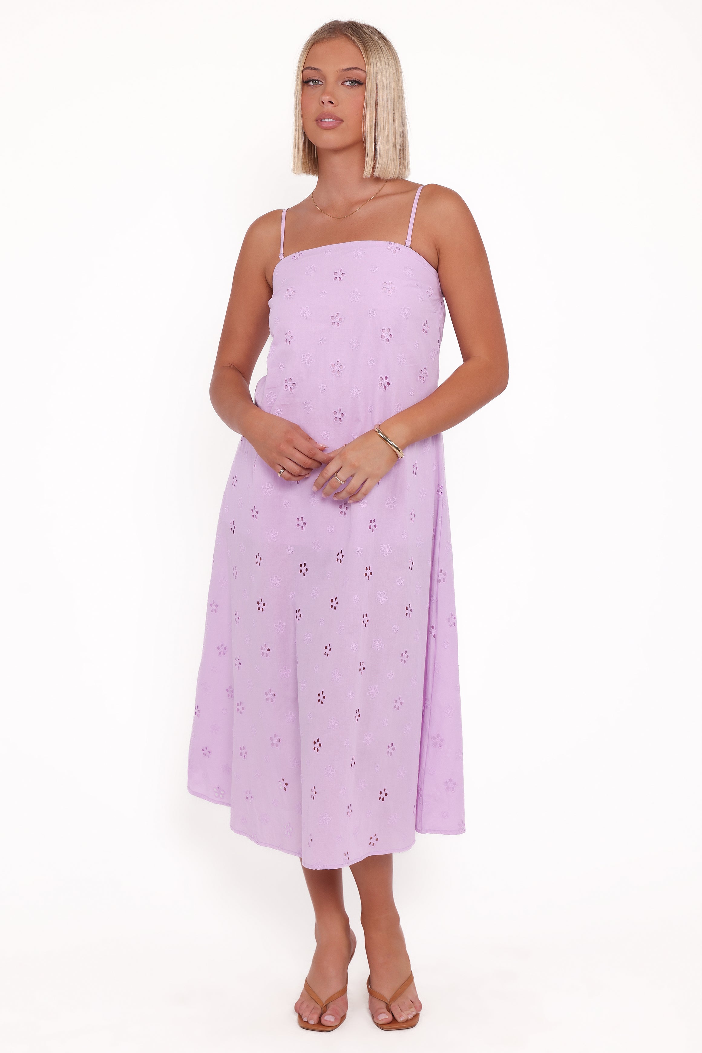 Narcissa Strapless Maxi Dress - Lilac-Ladys Street