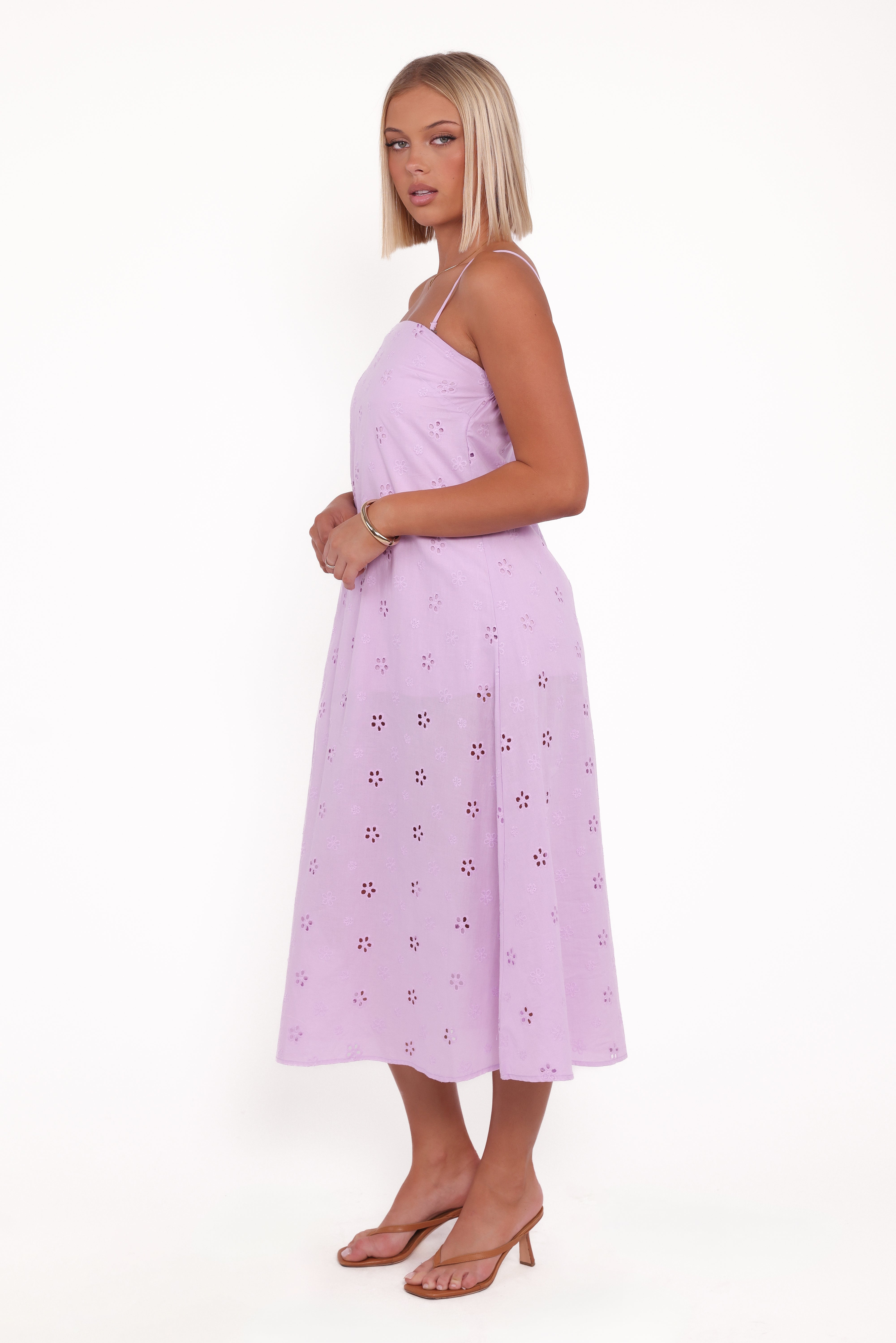 Narcissa Strapless Maxi Dress - Lilac-Ladys Street
