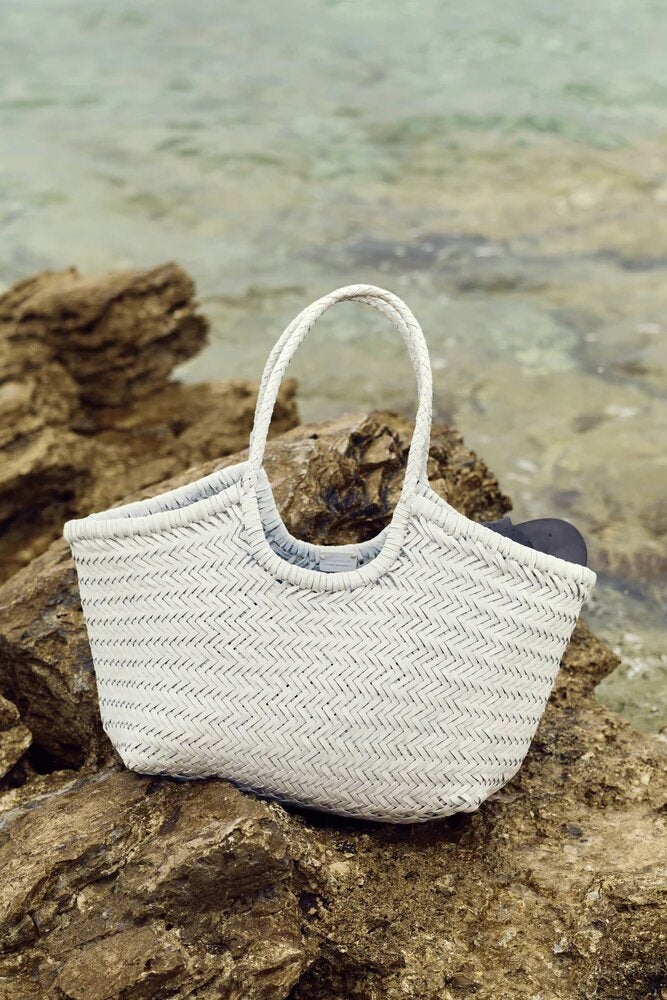 Dragon Diffusion Nantucket Large Woven Leather Tote-Charming Rule