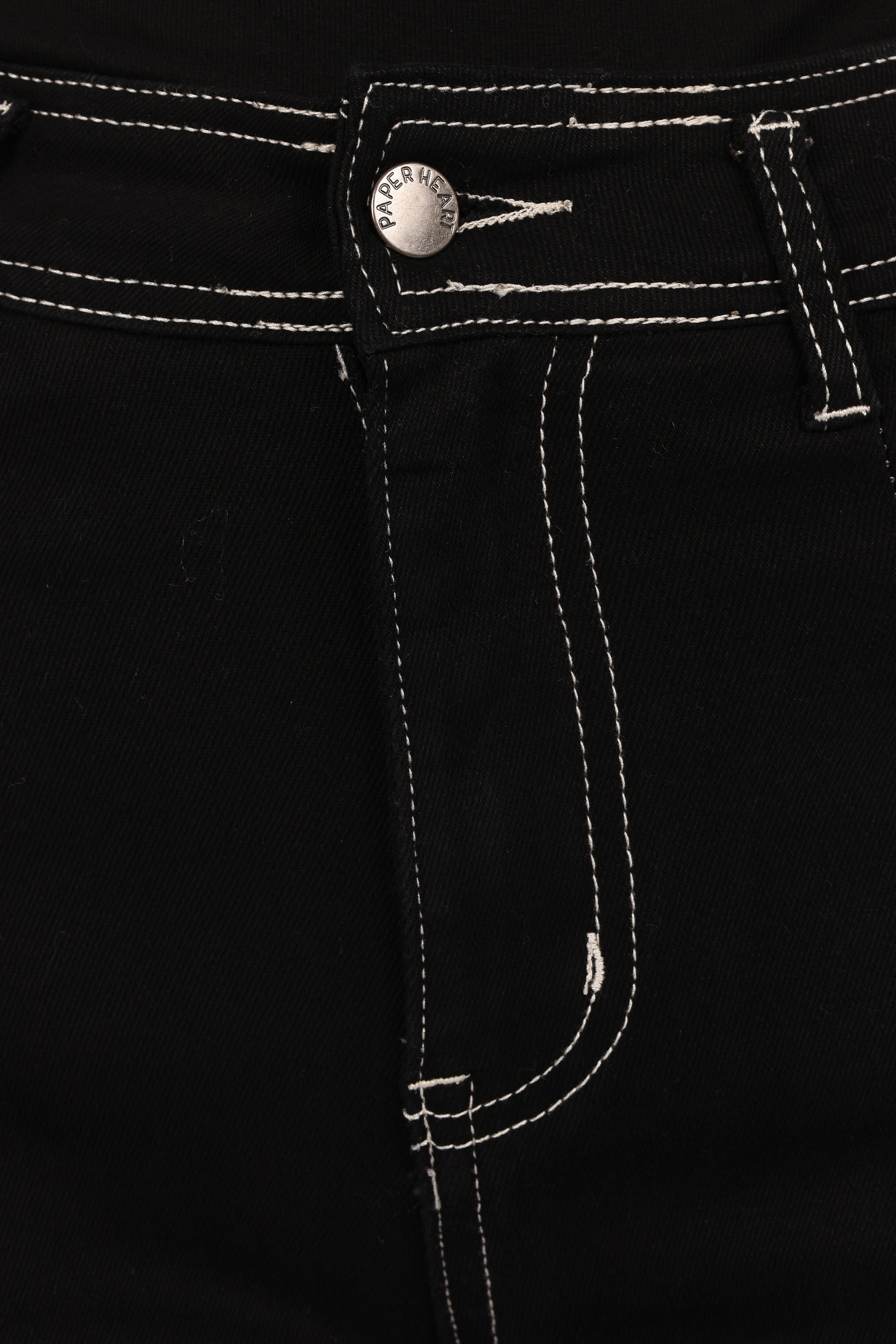 Parson Wide Leg Pant - Black-Ladys Street