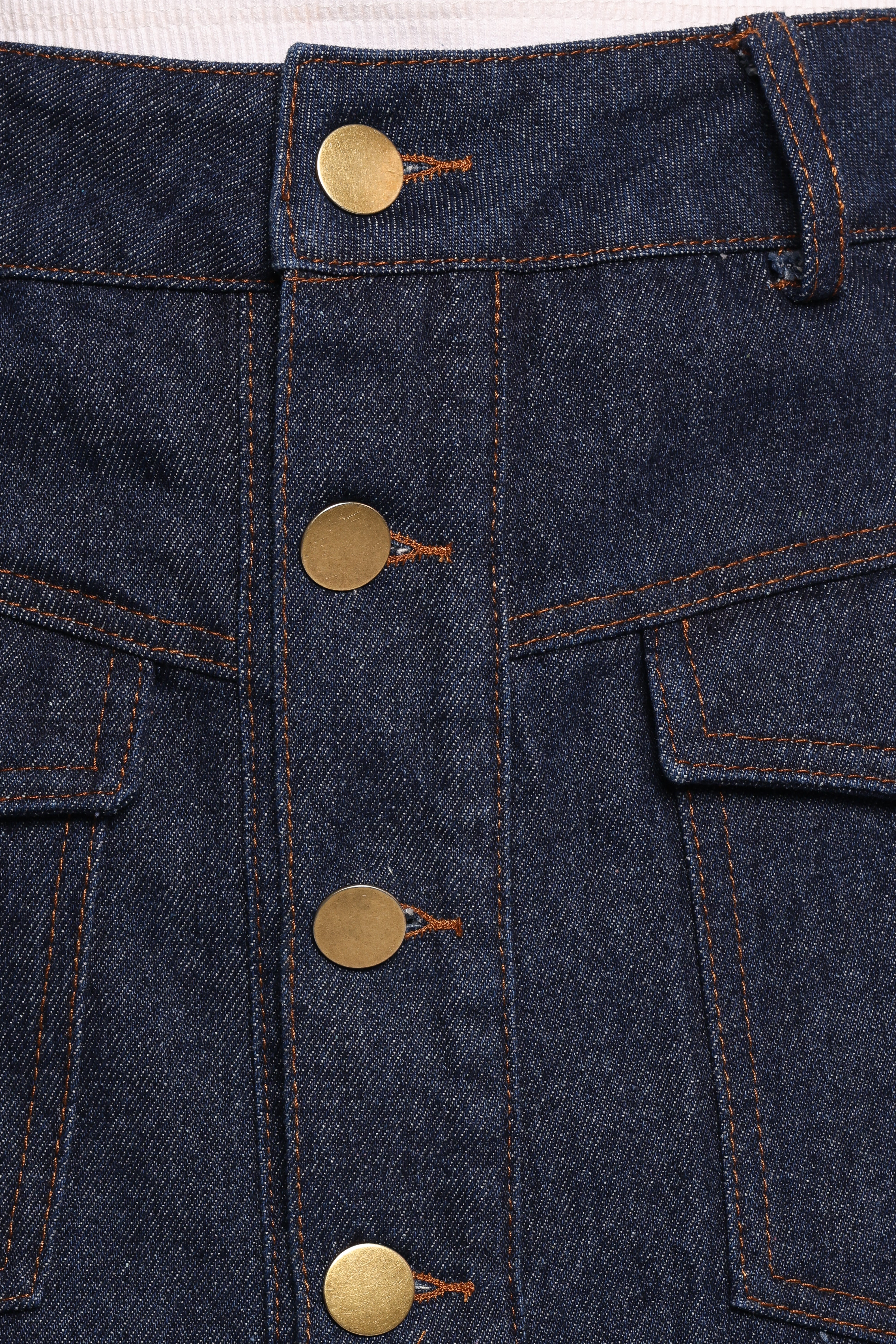 Presley Denim Skort - Dark Denim-Ladys Street