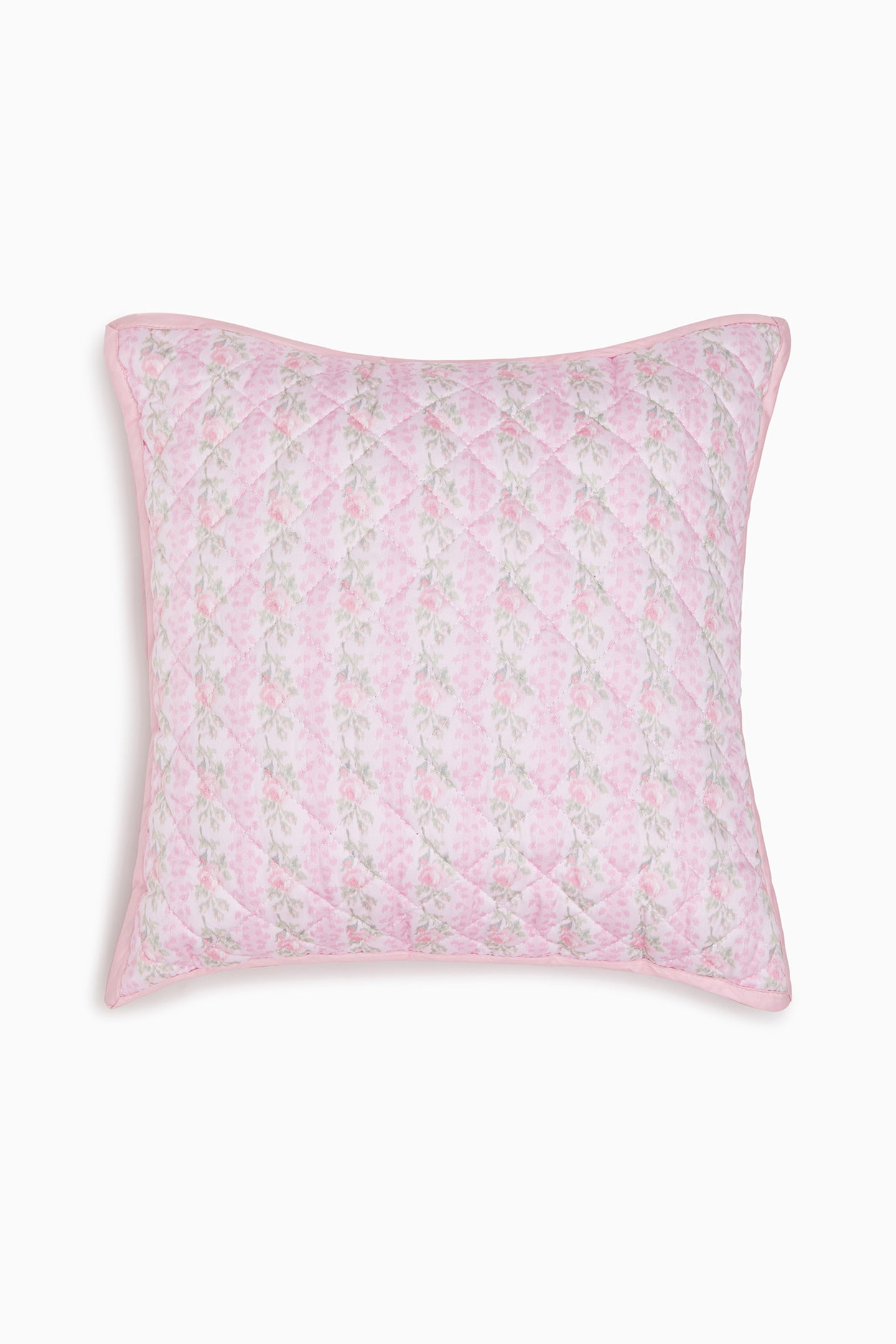 Floral Quilted Pillow-Charming Rule