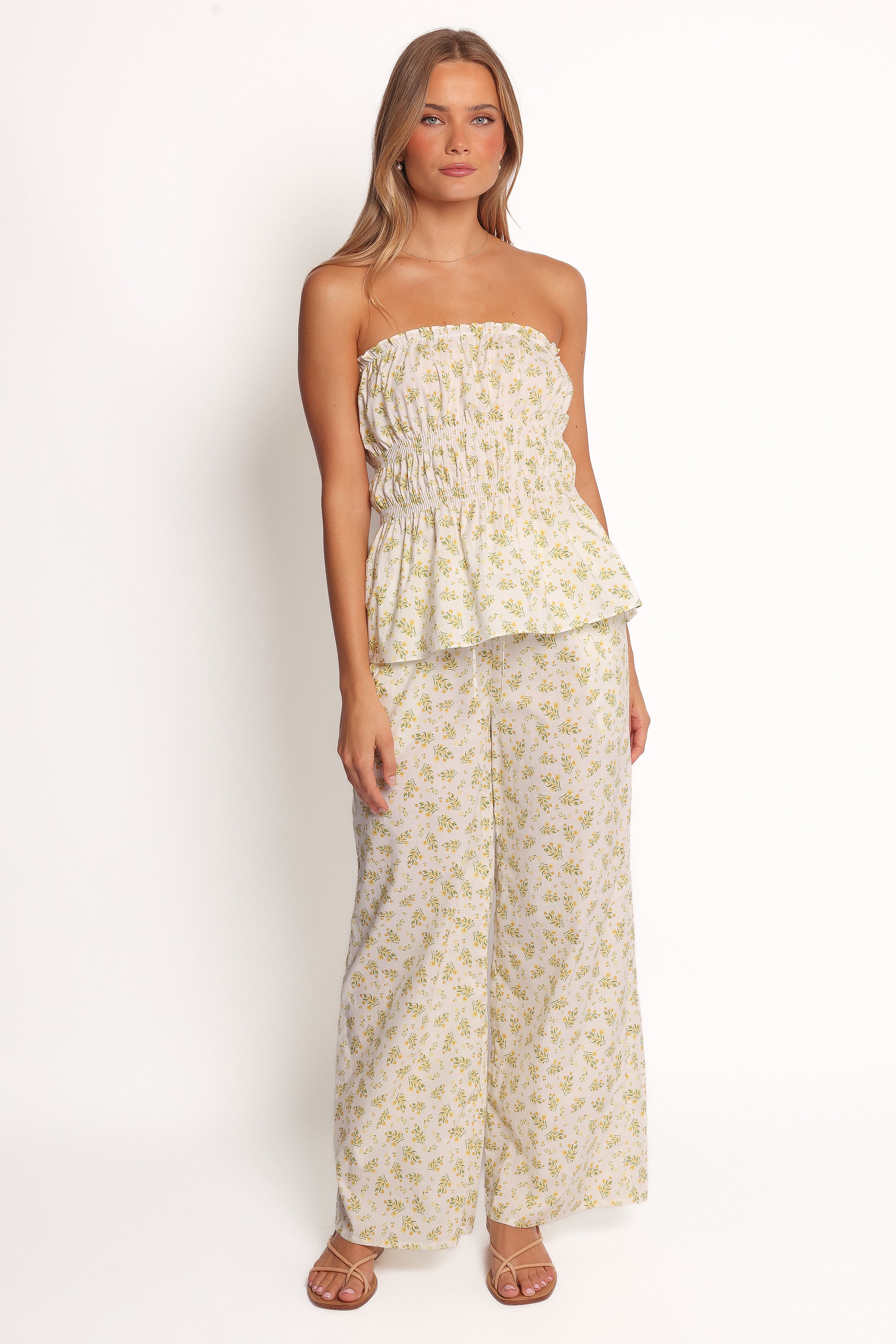 Ruthie Strapless Top - Ditsy Floral-Ladys Street