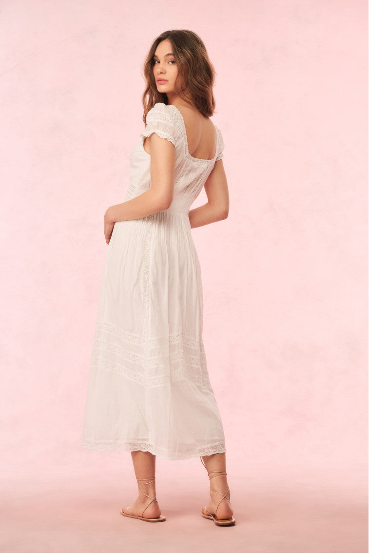 Suvi Cotton Midi Dress-Charming Rule
