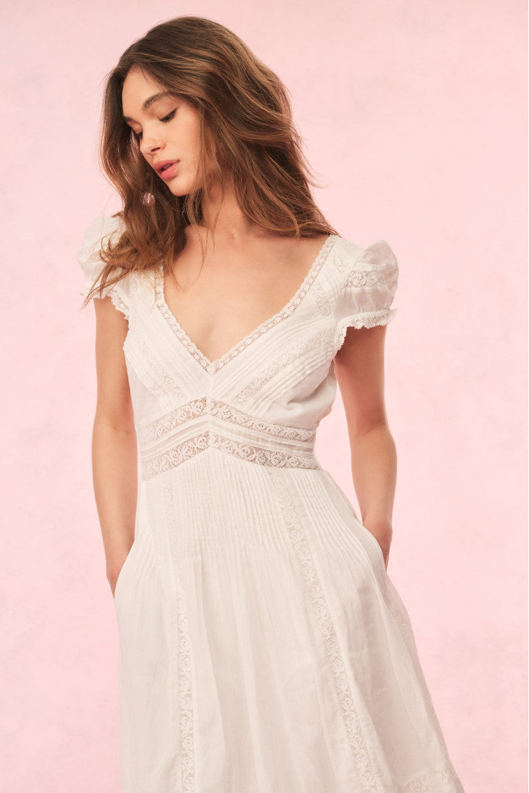 Suvi Cotton Midi Dress-Charming Rule