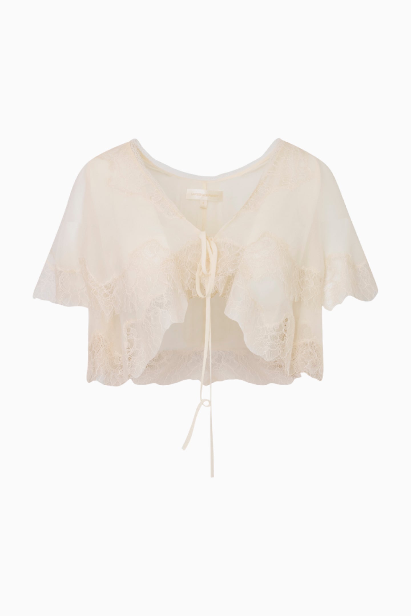 Thessia Silk Lace Top-Charming Rule