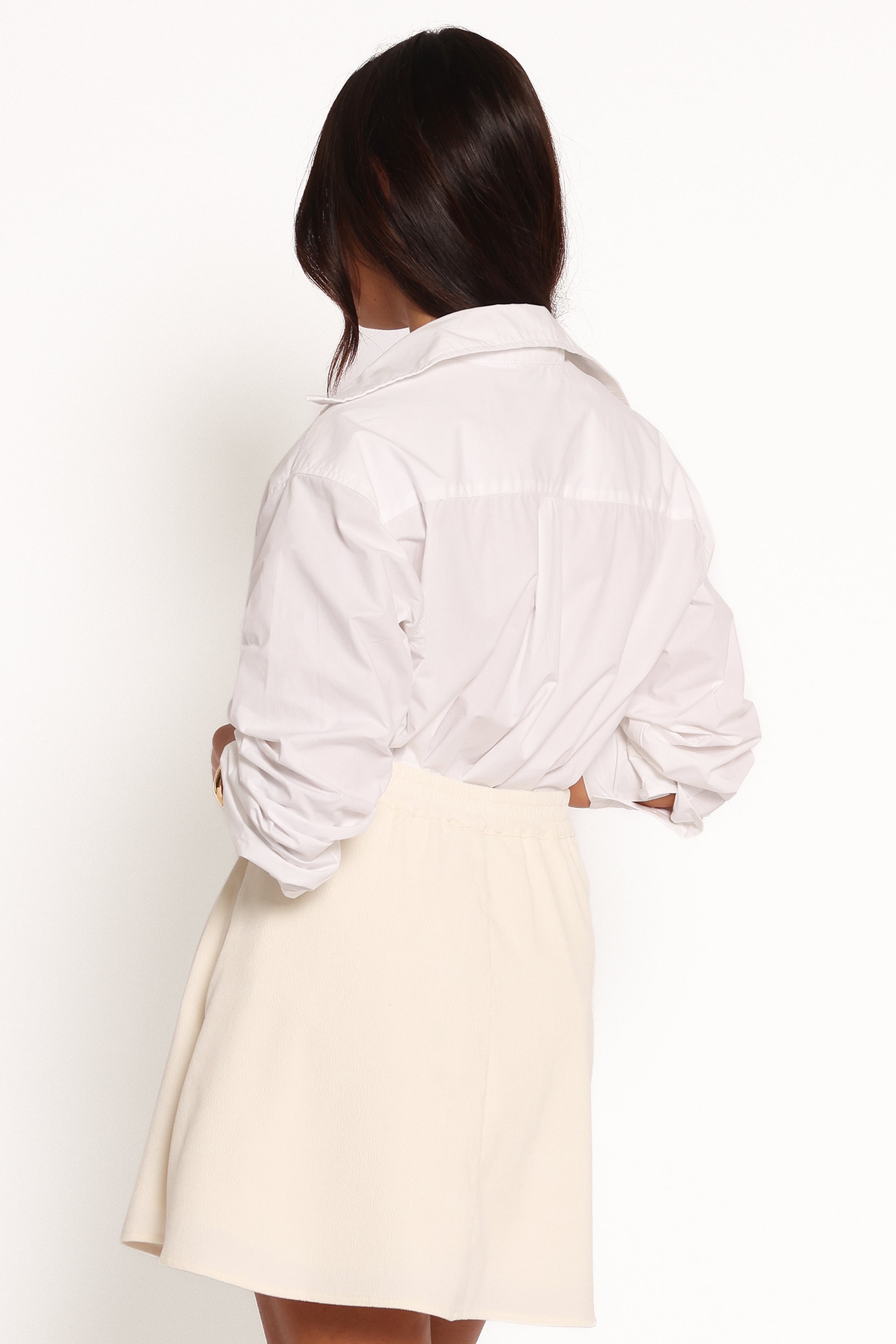 Tammy Cord Skirt - Cream-Ladys Street