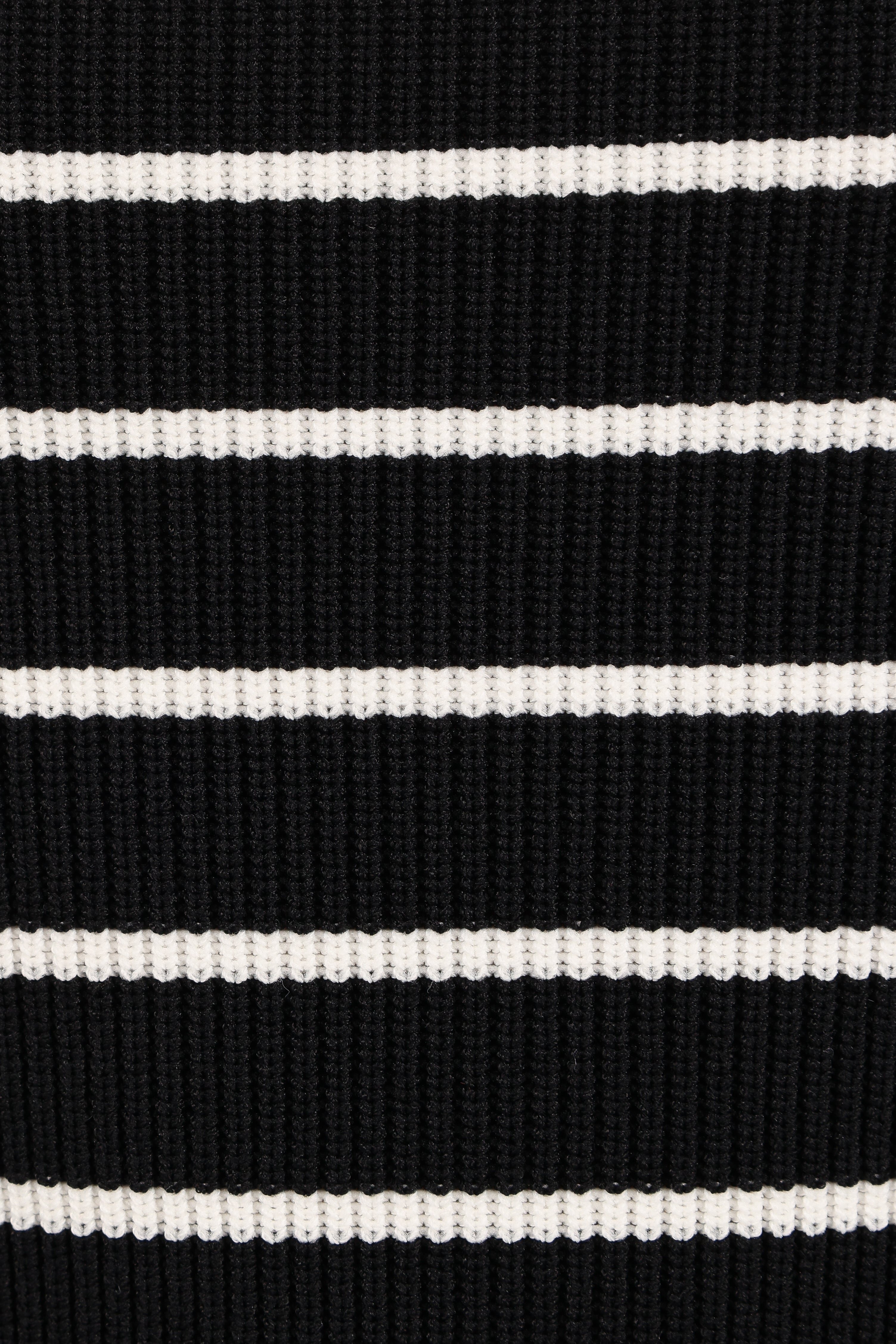 Tegan Knit Top - Black Stripe-Ladys Street