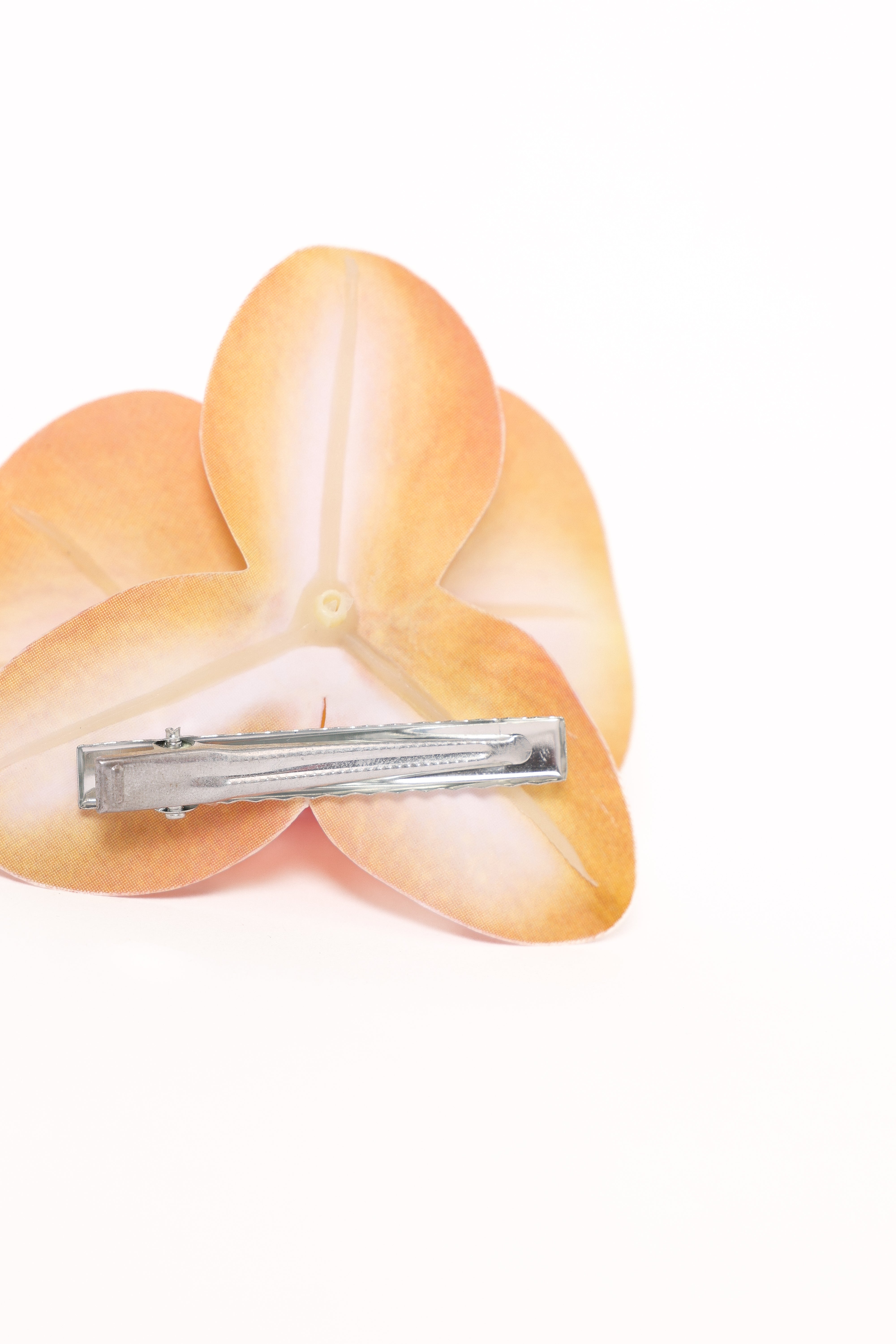 Leila Orchid Hair Clip - Orange-Ladys Street