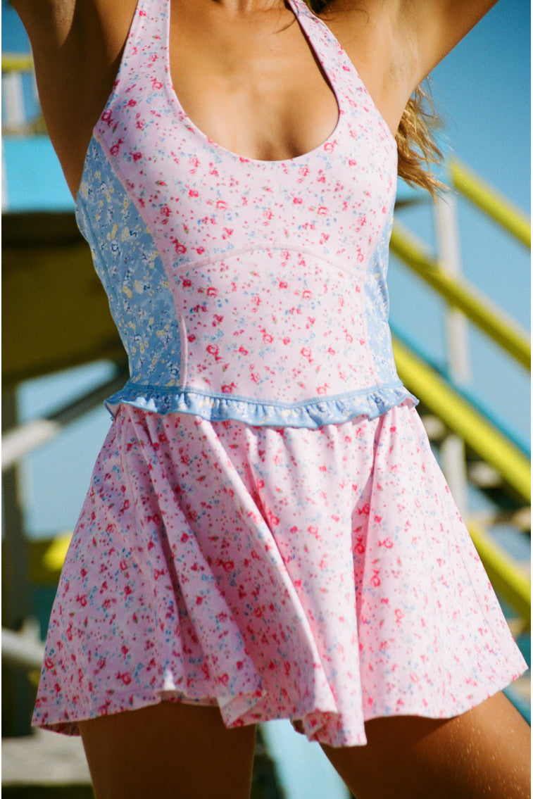 Tierney Floral Active Dress-Charming Rule