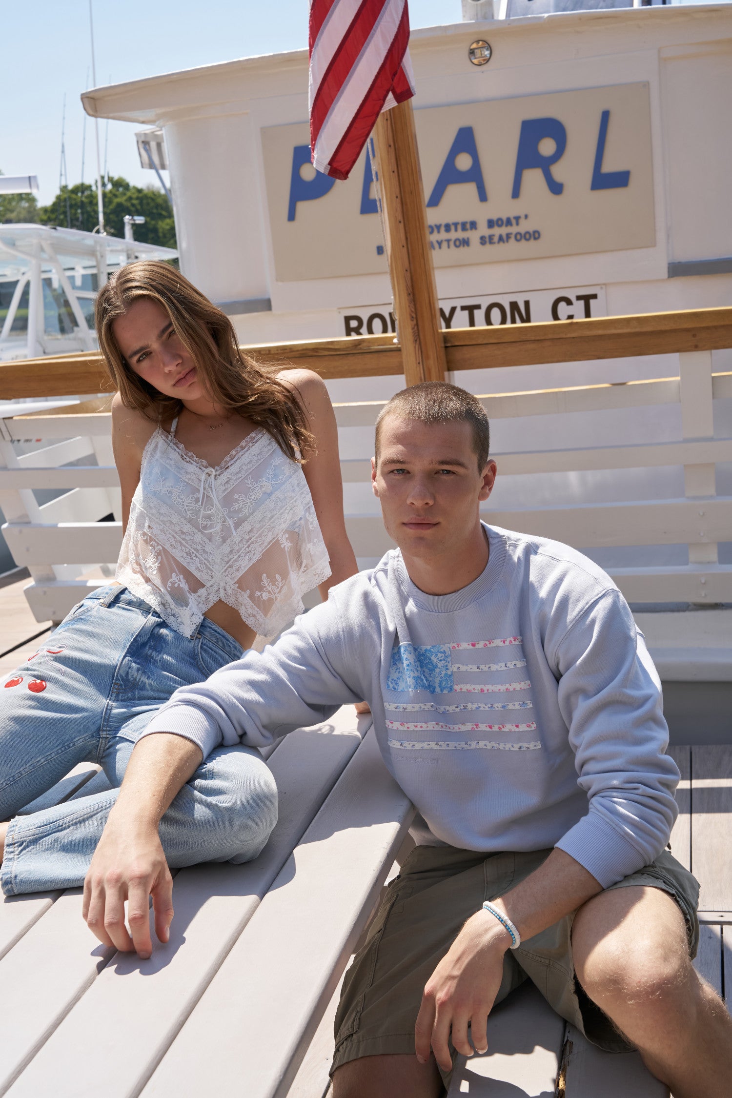 Palo Americana Fleece Pullover-Charming Rule