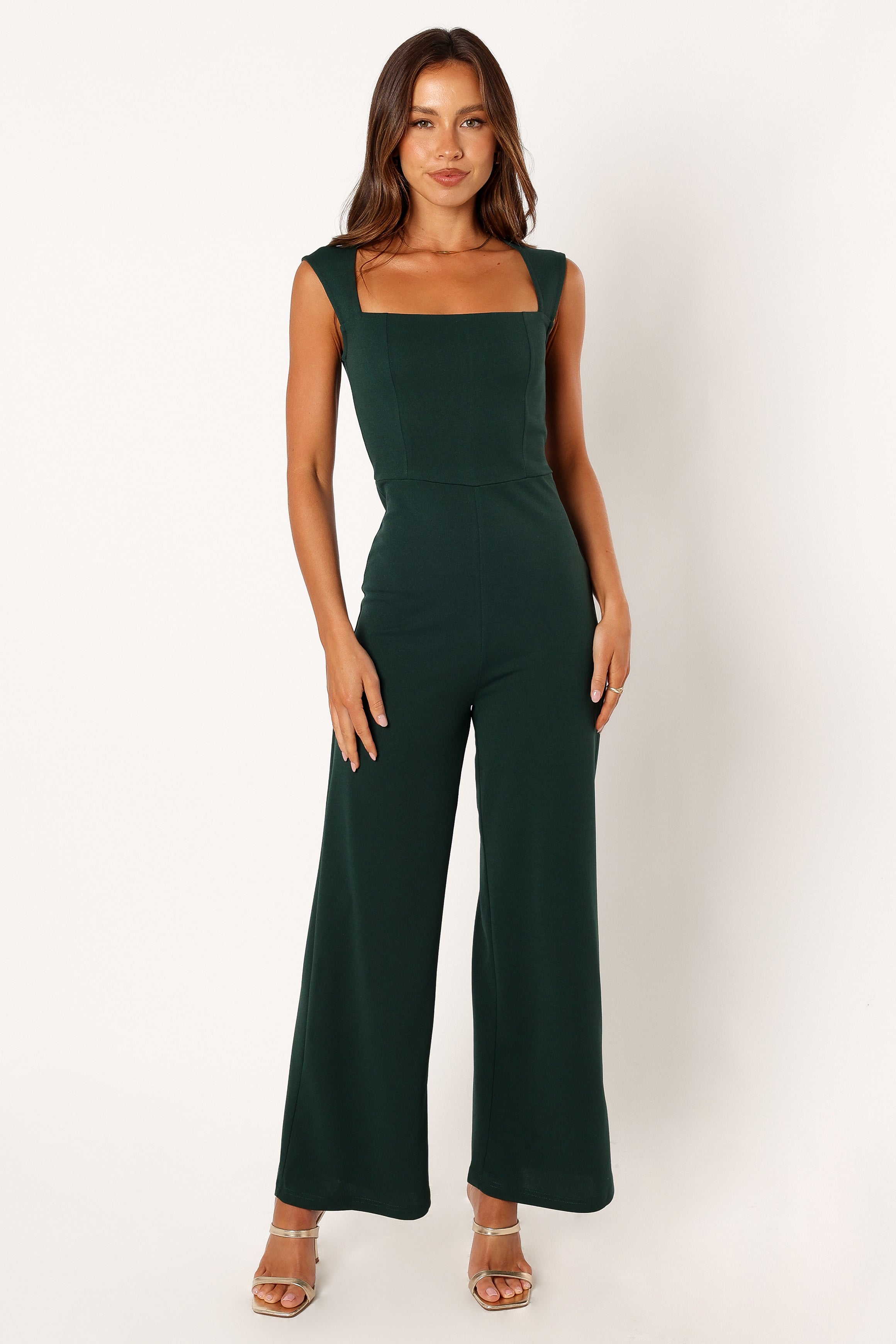 Iris Jumpsuit - Emerald-Ladys Street