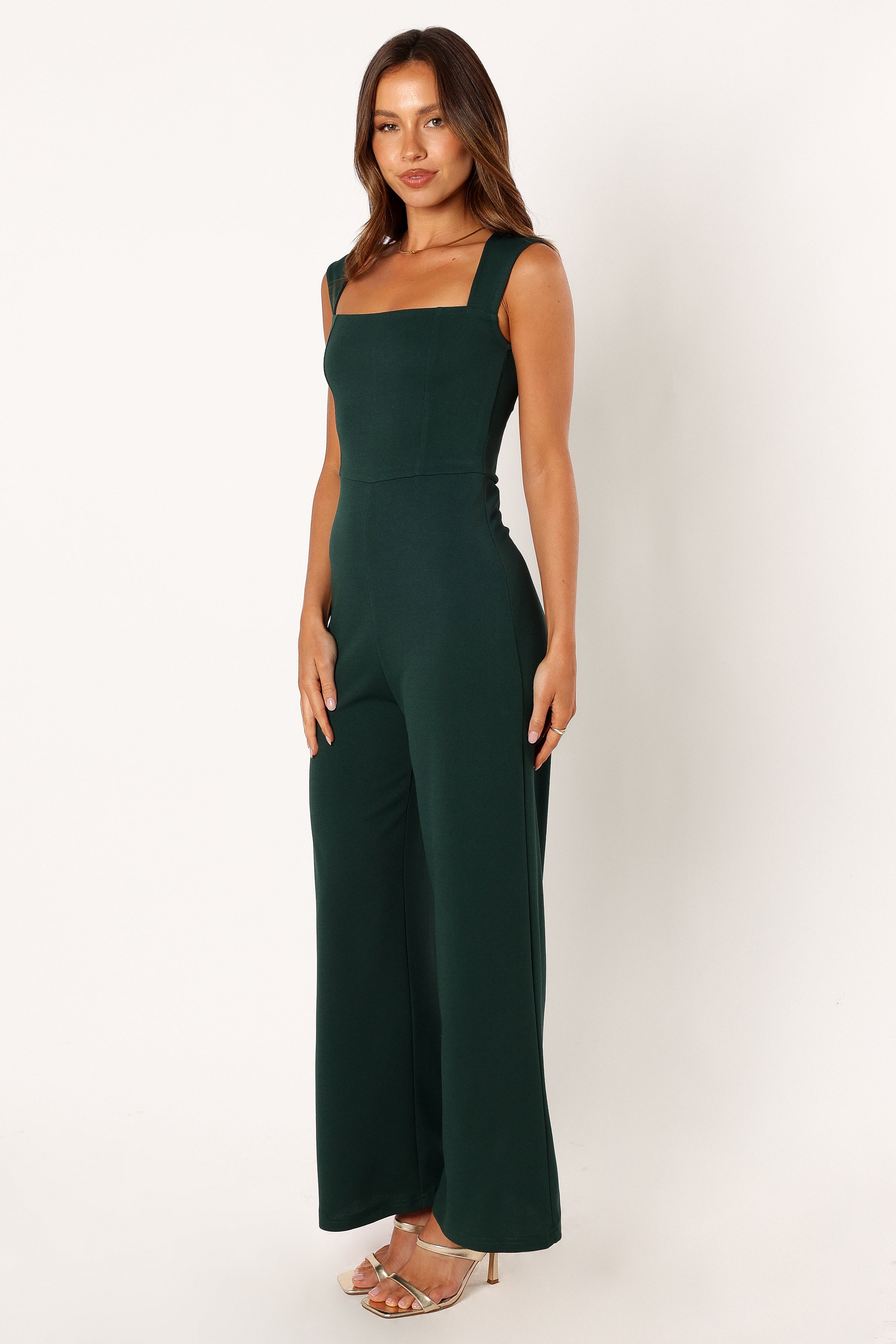 Iris Jumpsuit - Emerald-Ladys Street
